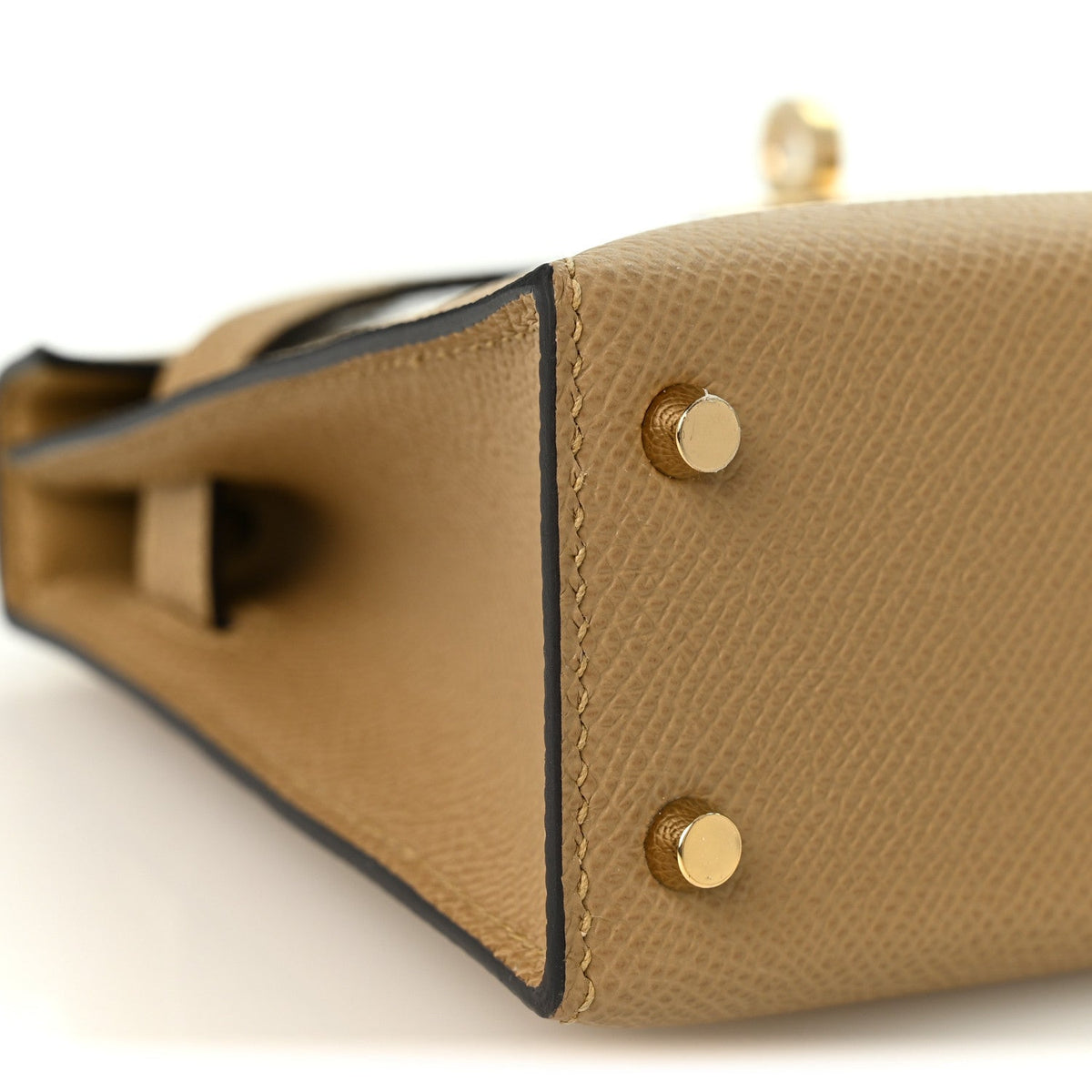 Hermes Mini Kelly 20 HSS Personal Order Sellier Poussiere Epsom Permabrass Hardware