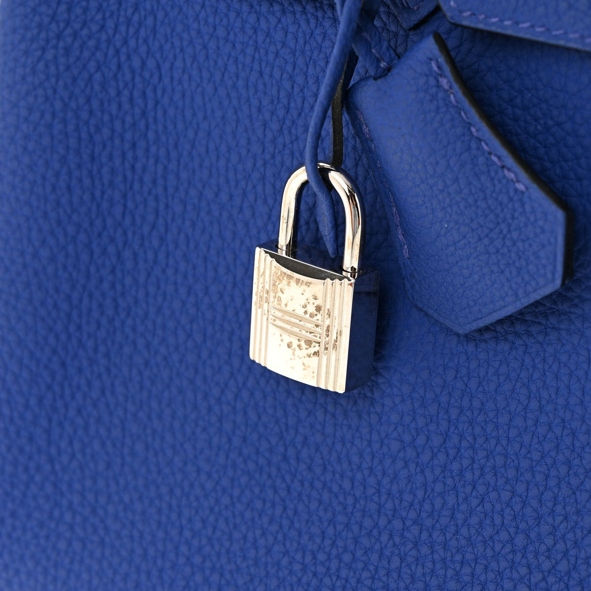 エルメス バーキン 25 Bleu Electrique トゴ シルバー金具 HERMES BIRKIN 25 BLEU ELECTRIQUE TOGO SILVER HARDWARE