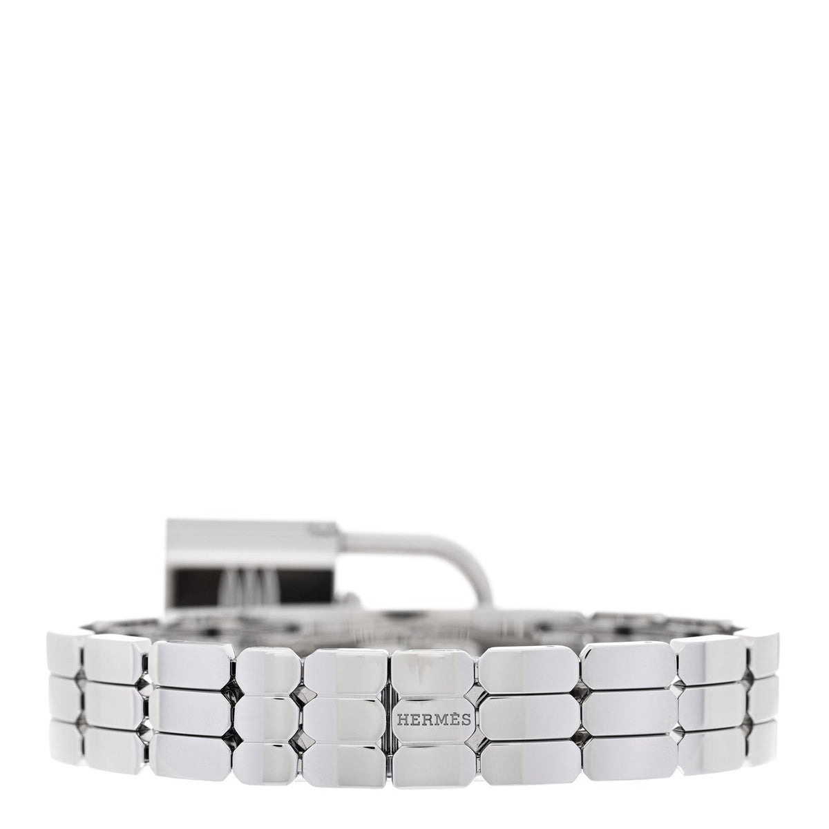 Hermes Kelly 16MM Quartz Watch Stainless Steel with Diamonds