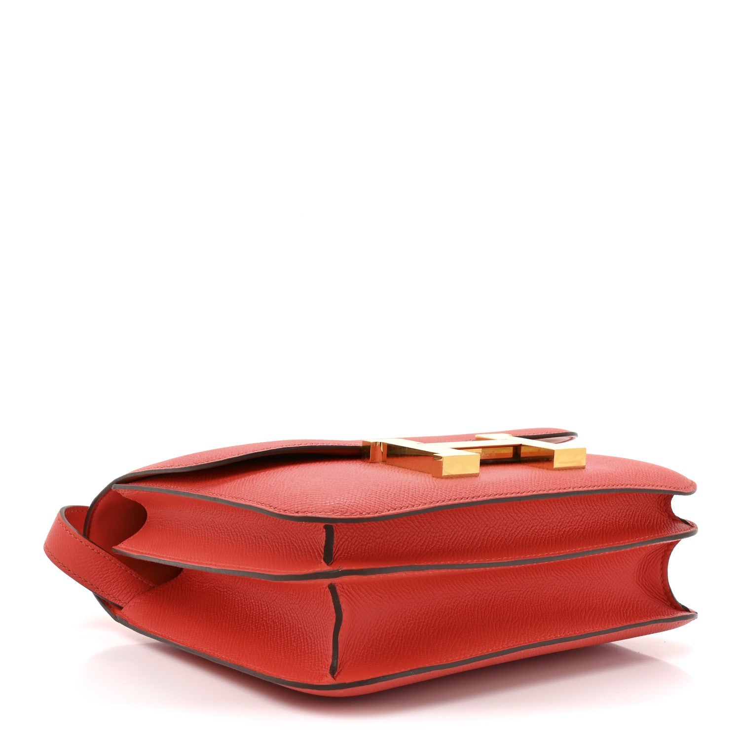 HERMES CONSTANCE 24 ROUGE PIVOINE EPSOM GOLD HARDWARE