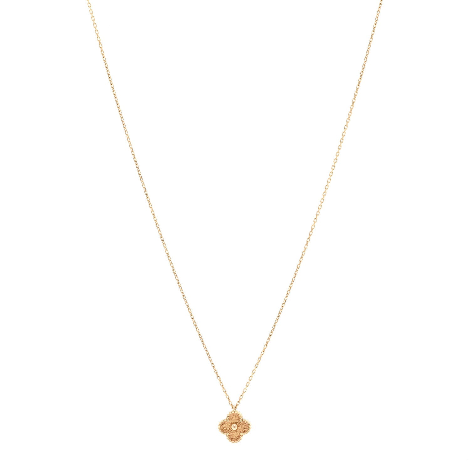 ヴァンクリーフ&アーペル スウィートアルハンブラ ペンダントネックレス 18K ローズゴールド VAN CLEEF & ARPELS SWEET ALHAMBRA PENDANT NECKLACE 18K ROSE GOLD