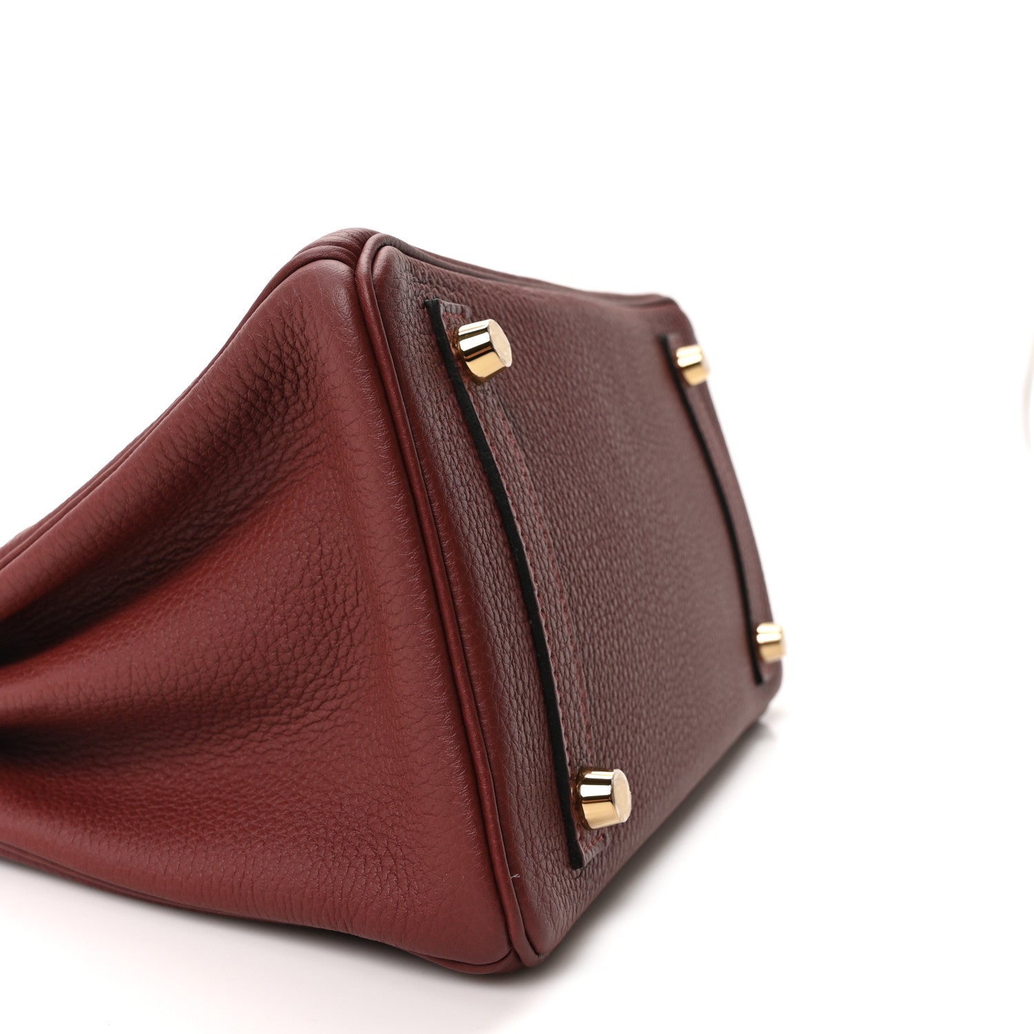 HERMES BIRKIN 25 ROUGE H TOGO GOLD HARDWARE