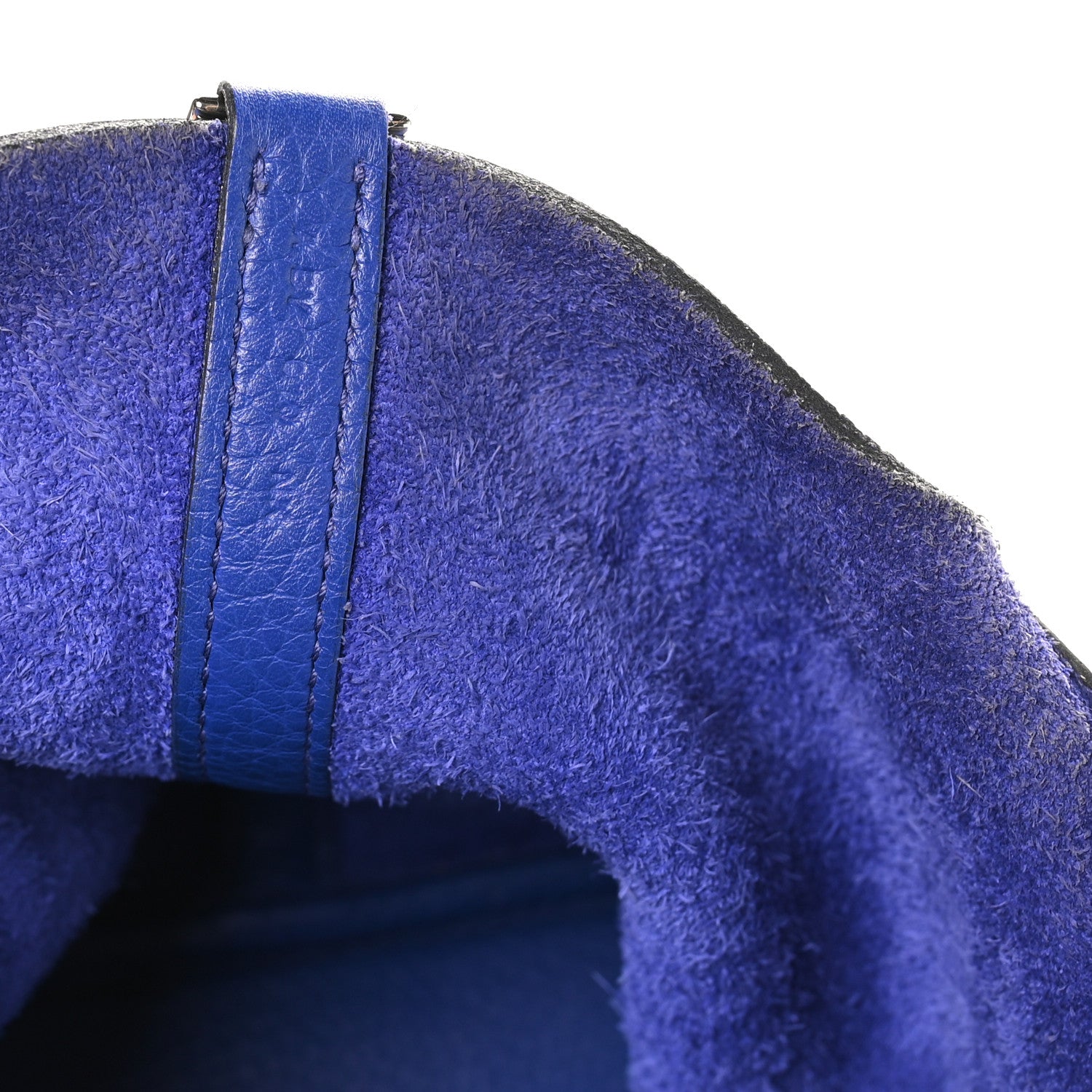 HERMES PICOTIN MM 22 BLEU ELECTRIQUE TAURILLON CLEMENCE SILVER HARDWARE