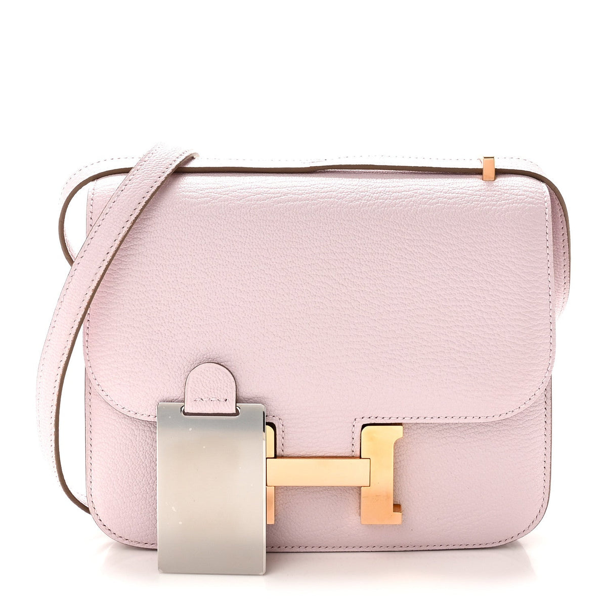 エルメス ミニコンスタンス 18 Mauve Pale シェーブルミゾール ローズゴールド金具 HERMES MINI CONSTANCE 18 MAUVE PALE CHEVRE MYSORE ROSE GOLD HARDWARE