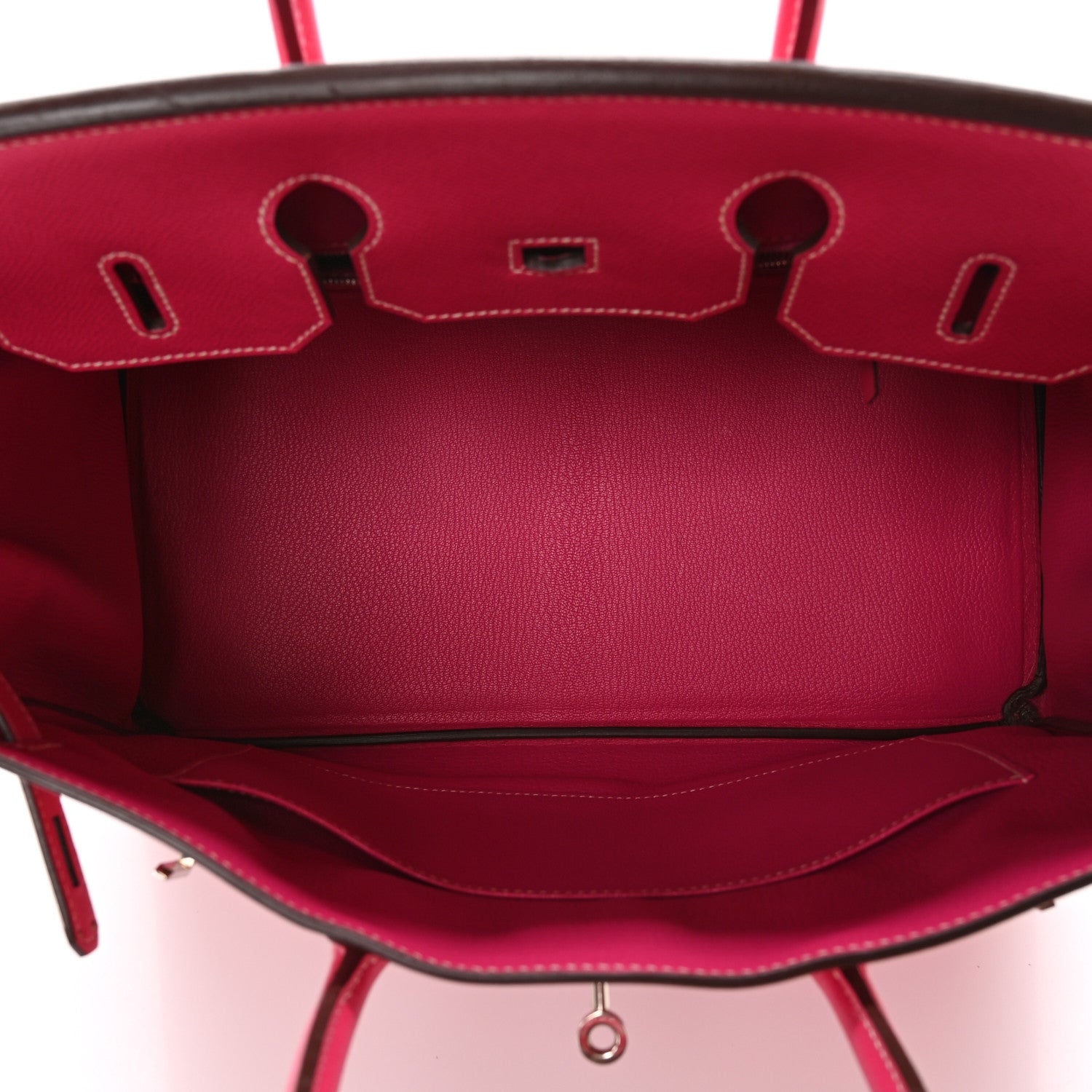 HERMES BIRKIN 35 ROSE TYRIEN EPSOM SILVER HARDWARE