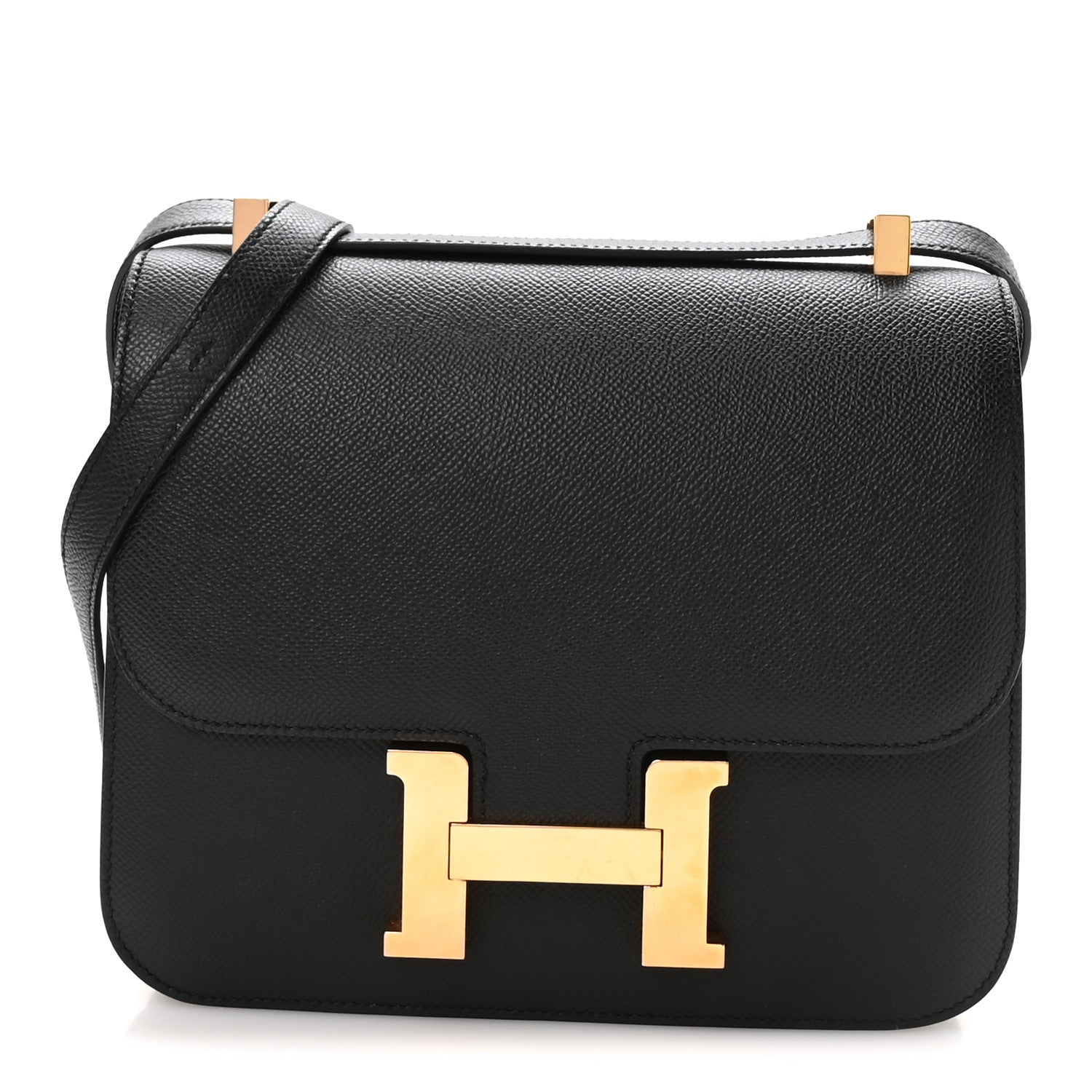 エルメス コンスタンス 24 Black エプソン ローズゴールド金具 HERMES CONSTANCE 24 BLACK EPSOM ROSE GOLD HARDWARE