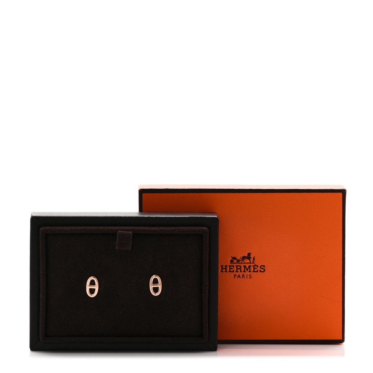 エルメス ファランドール ピアス 18K ローズゴールド HERMES FARANDOLE EARRINGS 18K ROSE GOLD