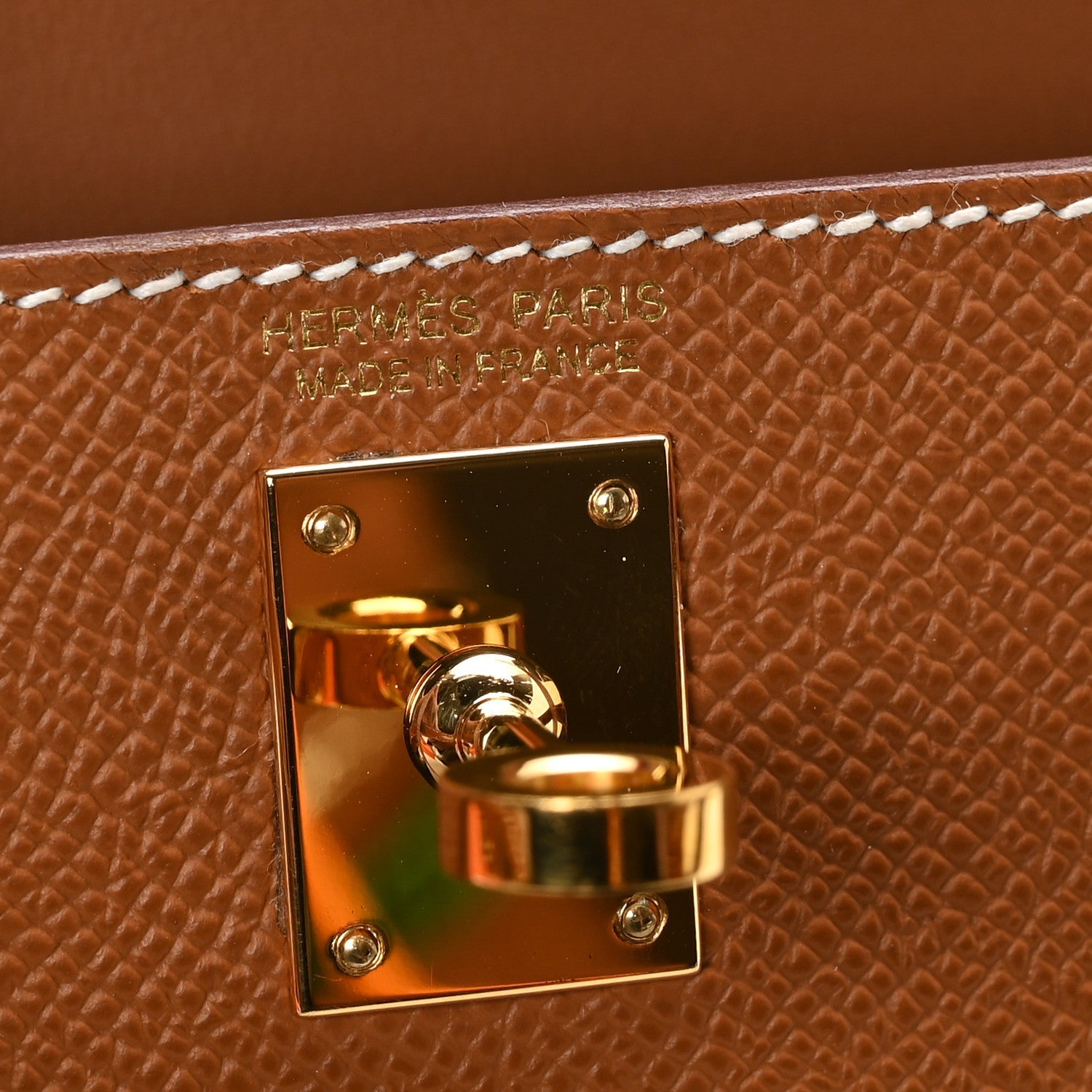 Hermes Mini Kelly 20 Sellier Gold Epsom Gold Hardware