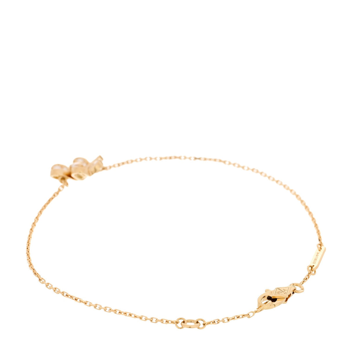 Van Cleef & Arpels Mini Frivole Bracelet Diamond 18K Yellow Gold