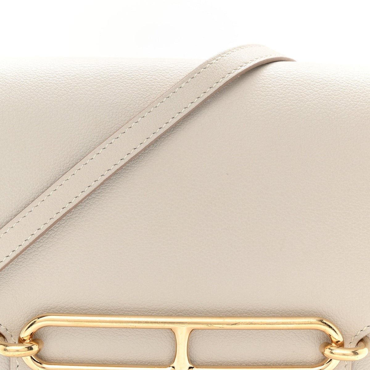 エルメス ミニルリ Gris Perle エバーカラー ゴールド金具 HERMES ROULIS GRIS PERLE EVERCOLOR GOLD HARDWARE