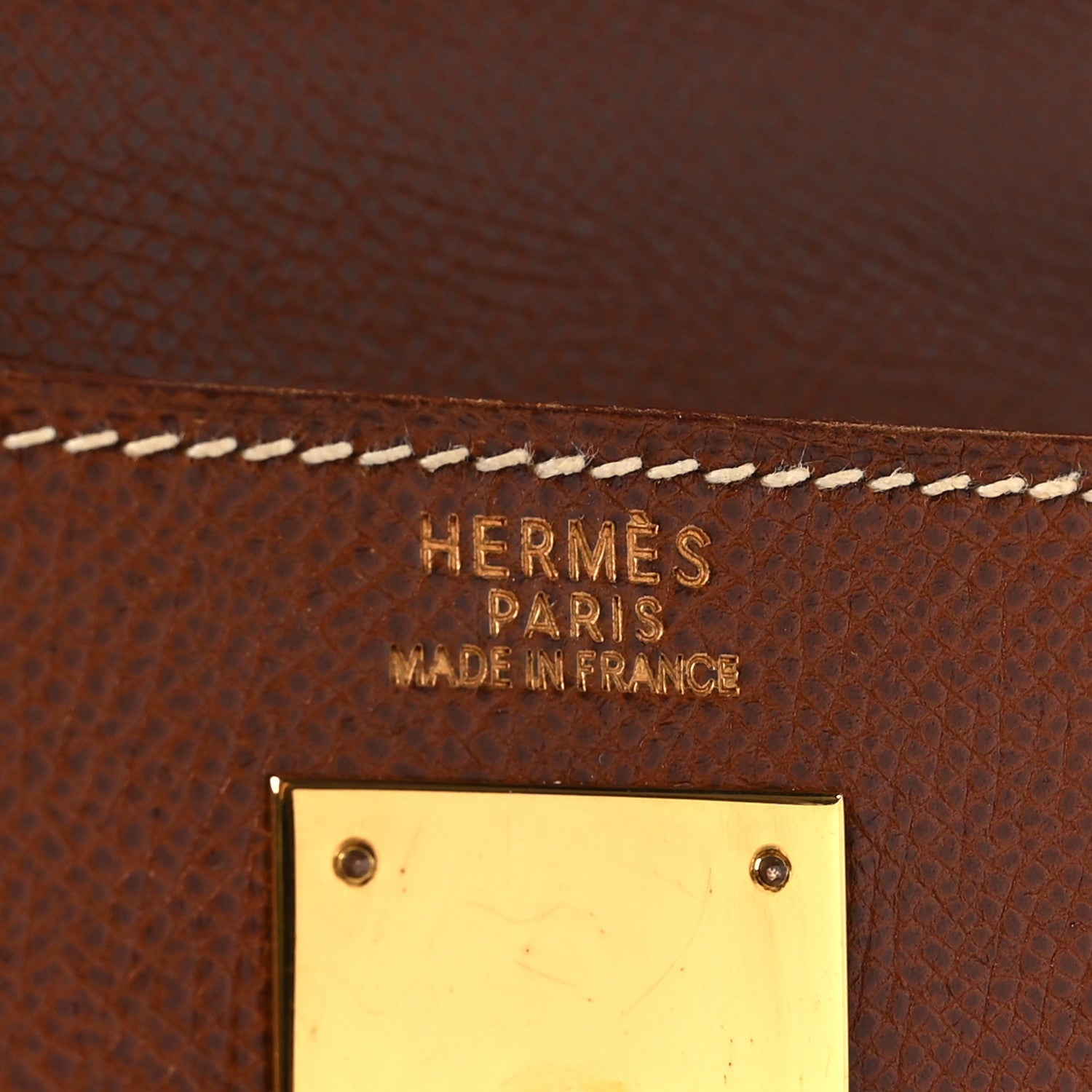 エルメス ケリー32 外縫い Noisette クシュベル ゴールド金具 HERMES KELLY32 SELLIER NOISETTE COURCHEVEL GOLD HARDWARE