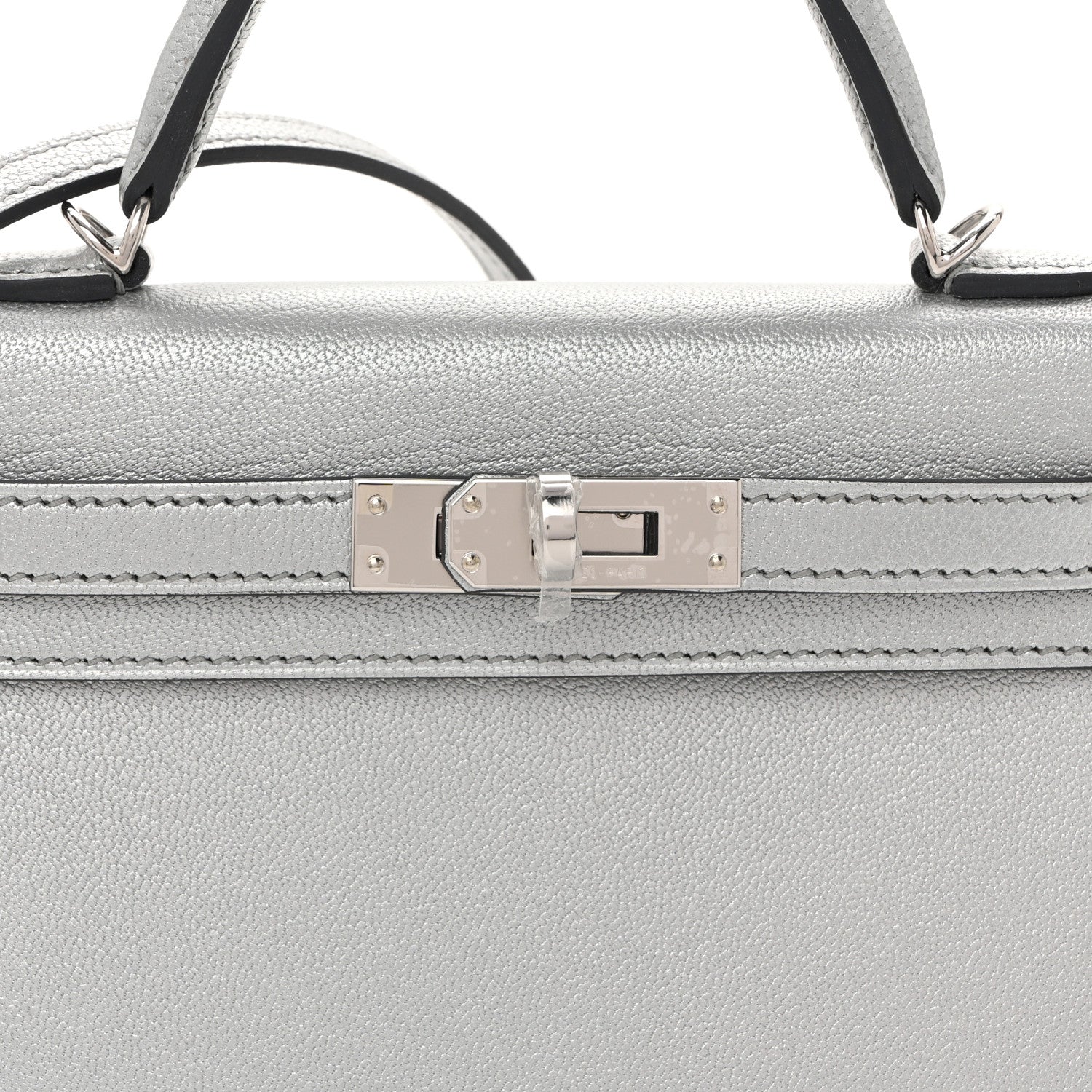 エルメス ミニケリー 20 外縫い Argent シェーブル シルバー金具 HERMES MINI KELLY 20 SELLIER ARGENT CHEVRE SILVER HARDWARE