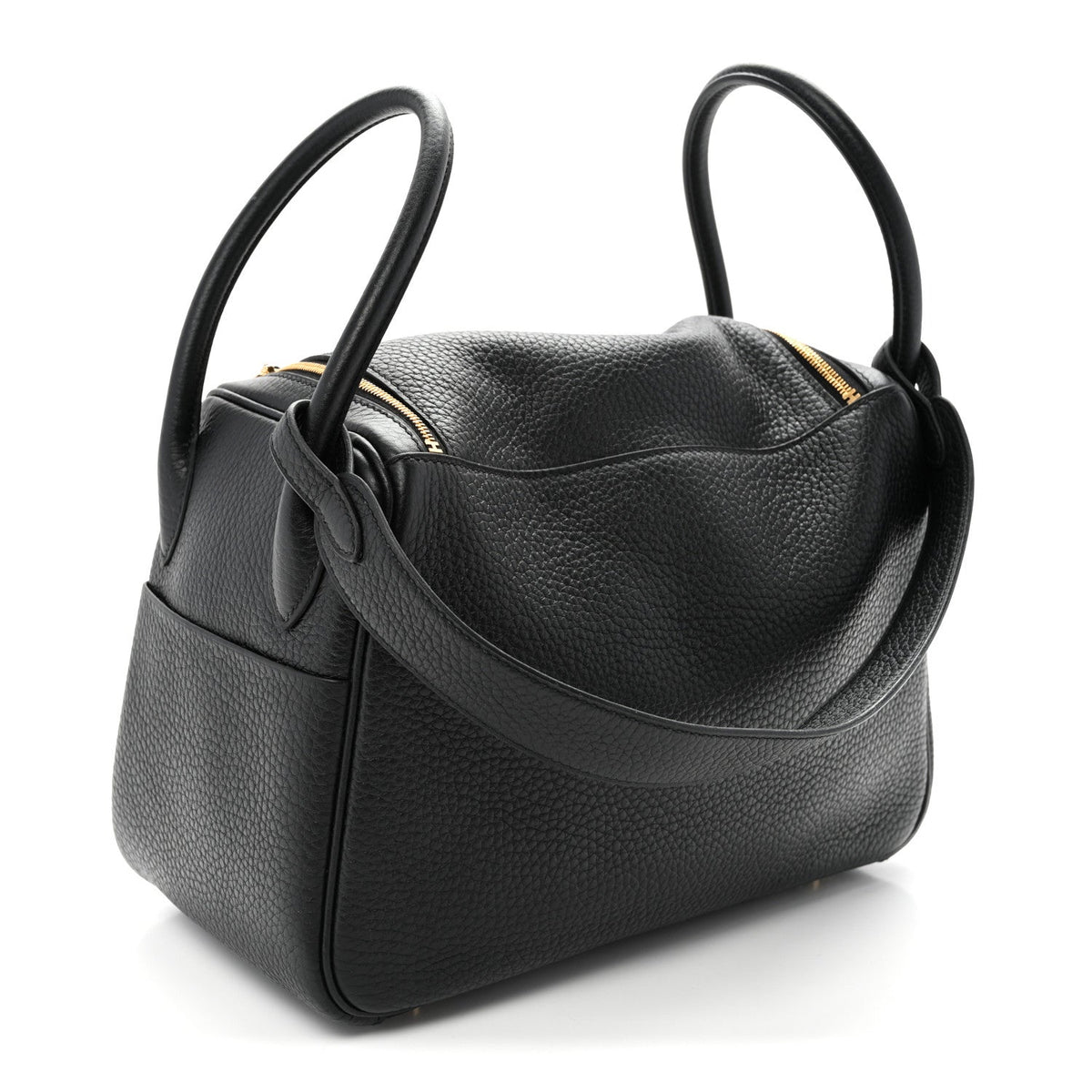 エルメス リンディ 26 Black トリヨンクレマンス ゴールド金具 HERMES 