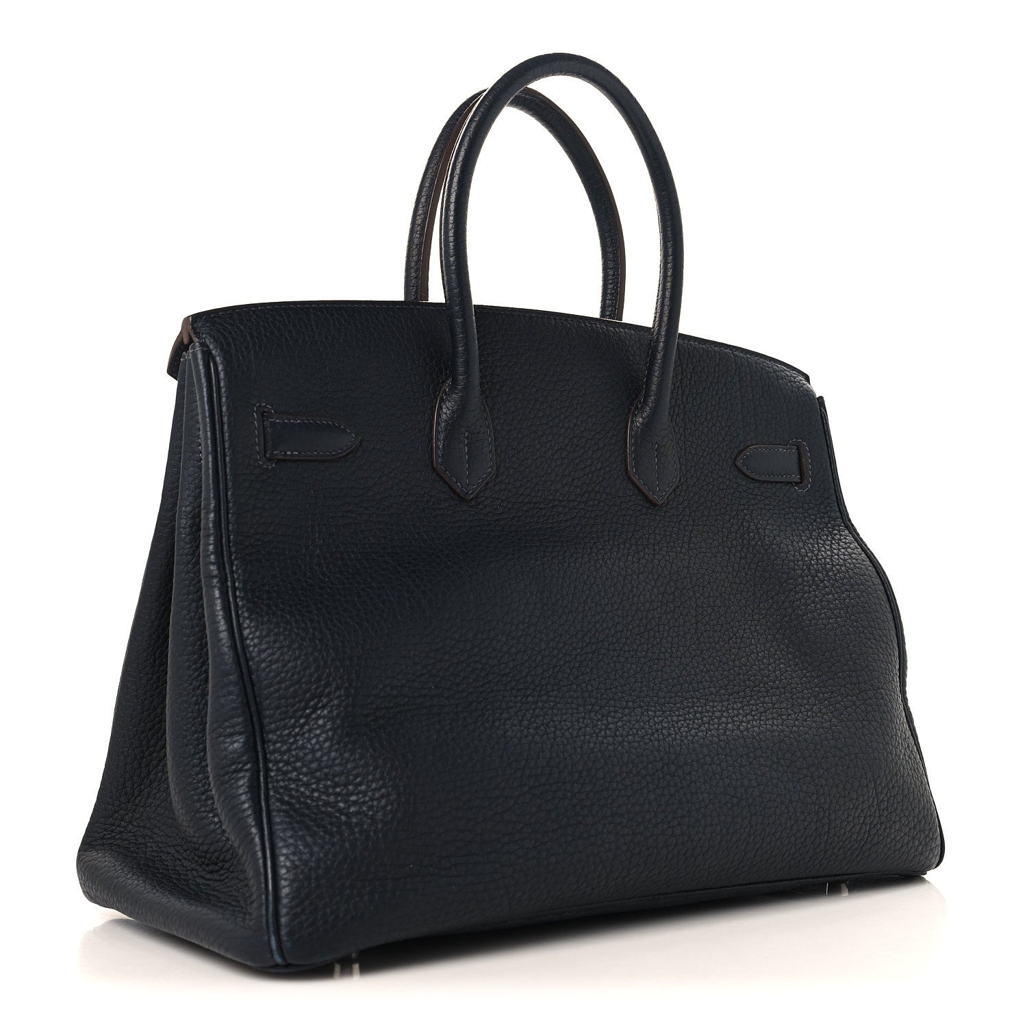 エルメス バーキン 35 Bleu Indigo Fauve Rouge バレニア / フィヨルド シルバー金具 HERMES BIRKIN 35 BLEU INDIGO FAUVE ROUGE BARENIA / FJORD SILVER HARDWARE