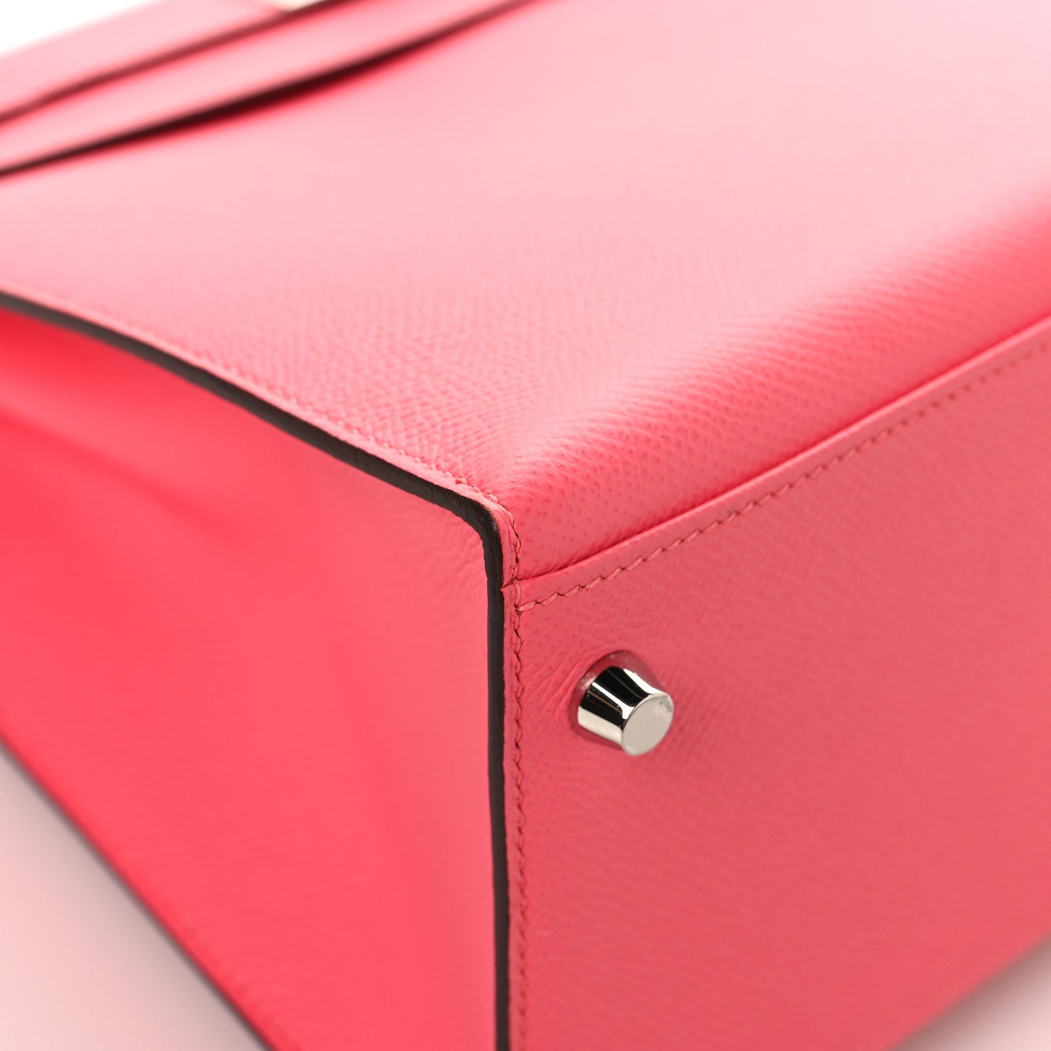 エルメス ケリー 28 外縫い Rose Azalee エプソン シルバー金具 HERMES KELLY 28 SELLIER ROSE AZALEE EPSOM SILVER HARDWARE
