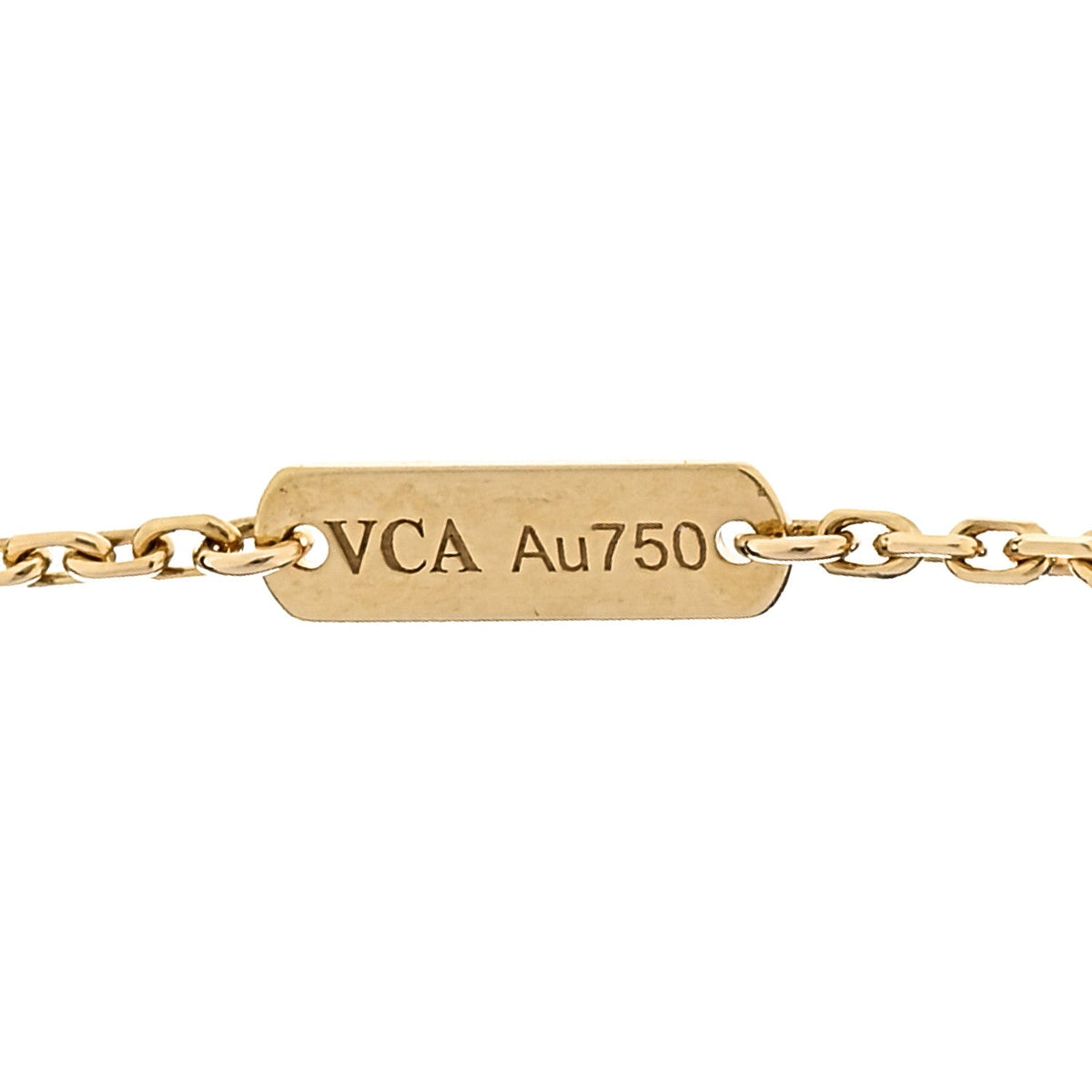 Van Cleef & Arpels Vintage Alhambra Pendant Necklace 18K Yellow Gold