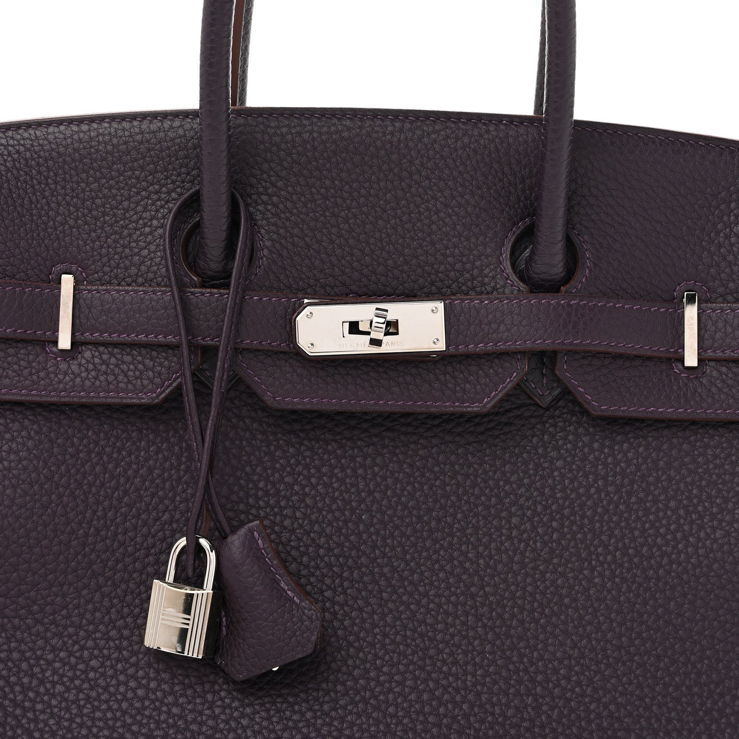 エルメス バーキン 35 Raisin トリヨンクレマンス シルバー金具 HERMES BIRKIN 35 RAISIN TAURILLON CLEMENCE SILVER HARDWARE
