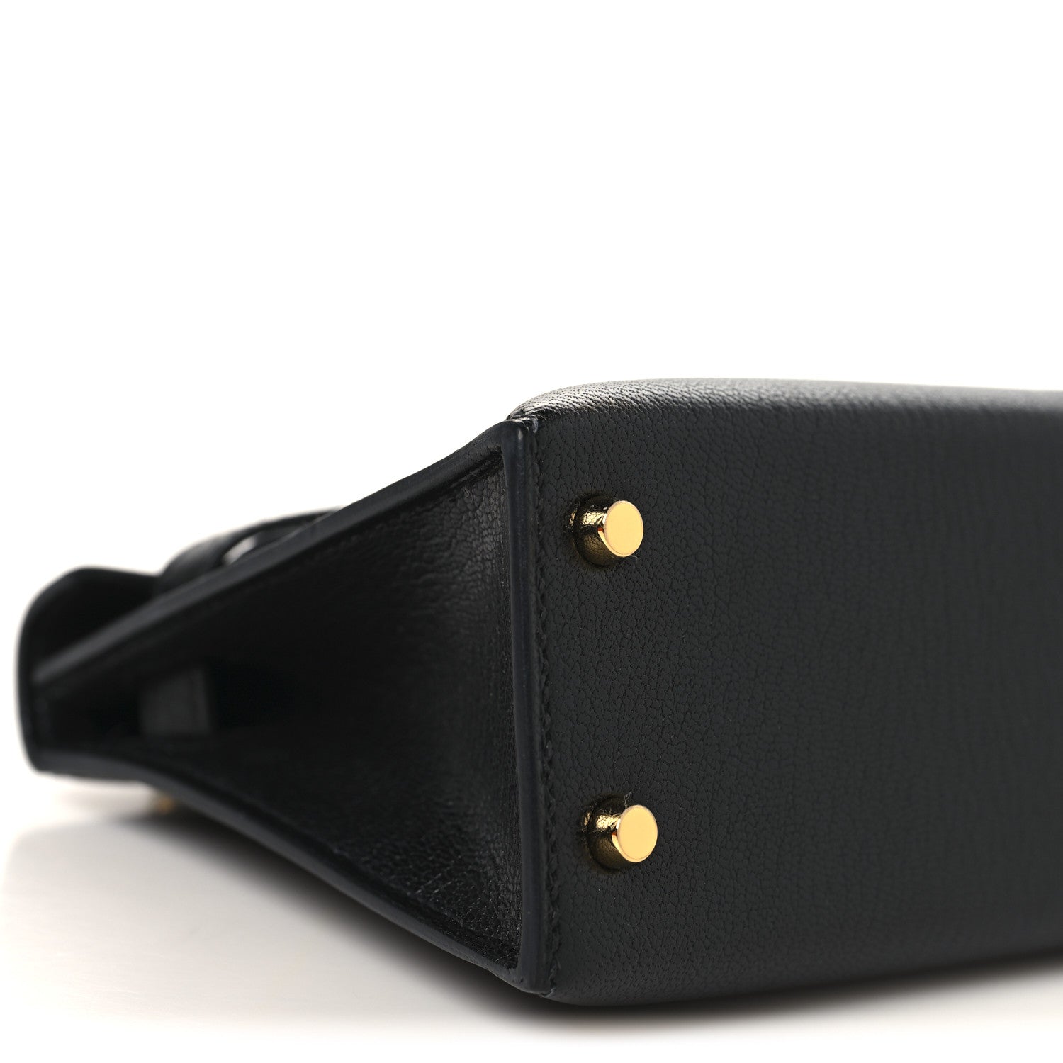 エルメス ミニケリー 20 外縫い Black シェーブル シャムキラ ゴールド金具 HERMES MINI KELLY 20 SELLIER BLACK CHEVRE CHAMKILA GOLD HARDWARE