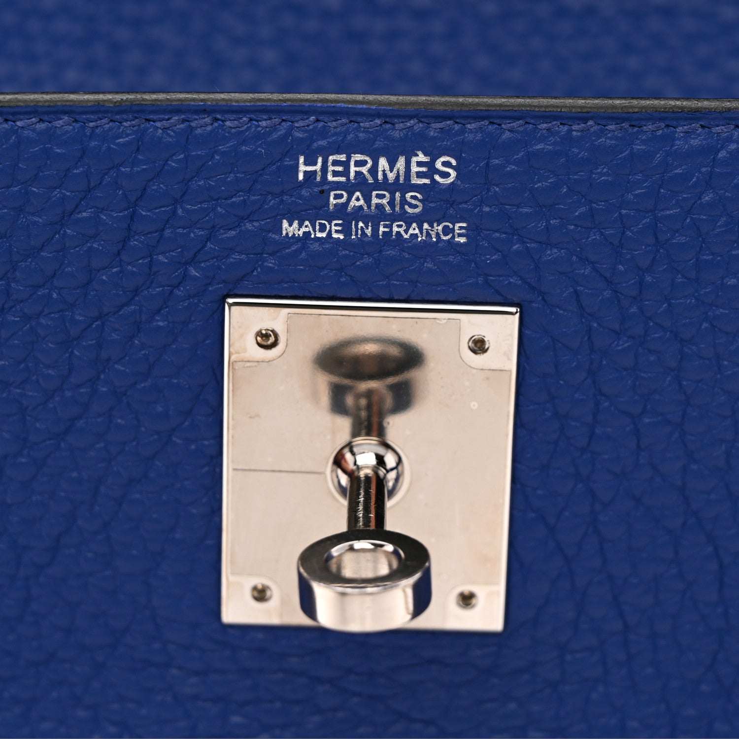 エルメス ケリー32 内縫い Bleu Electrique トリヨンクレマンス シルバー金具 HERMES KELLY32 RETOURNE BLEU ELECTRIQUE TAURILLON CLEMENCE SILVER HARDWARE