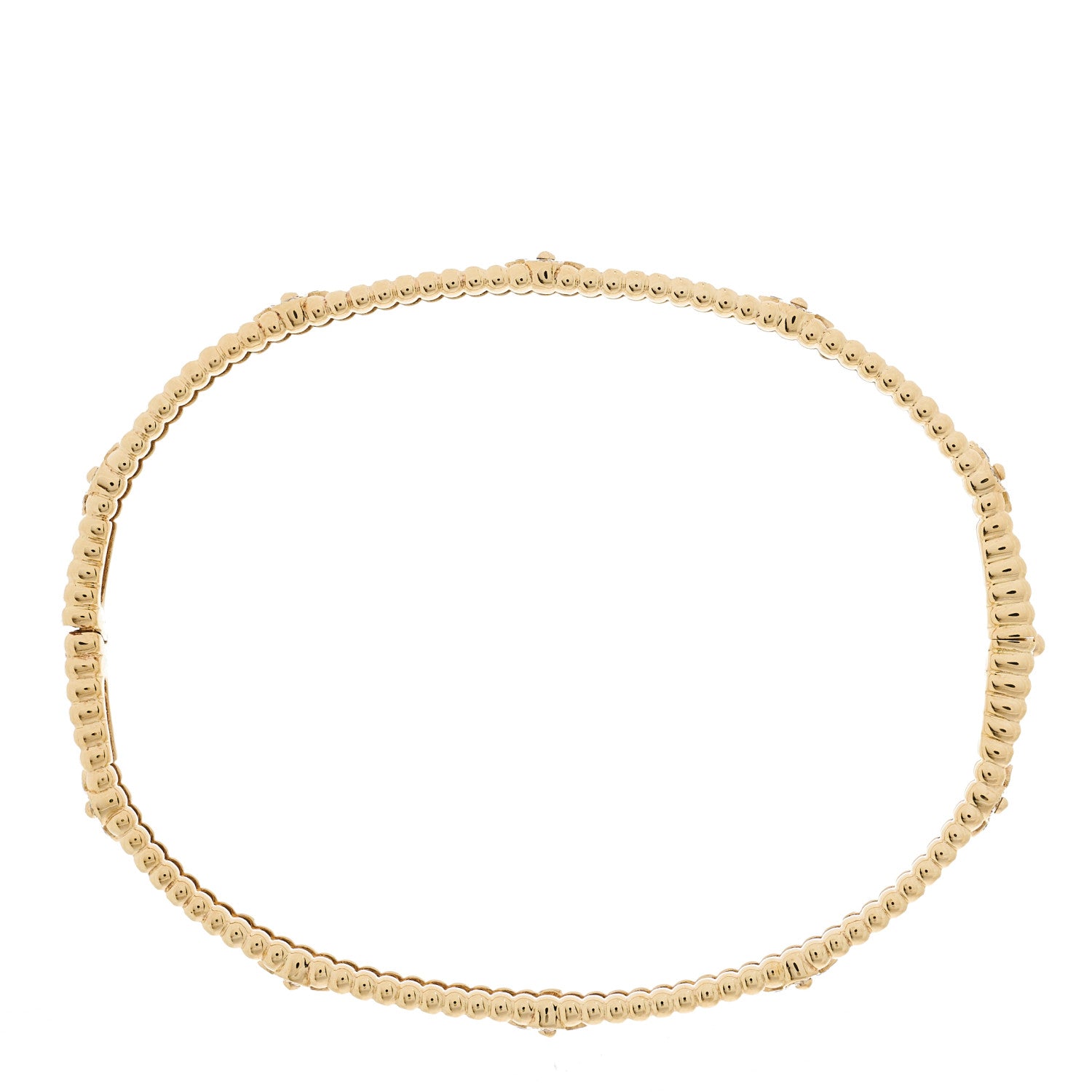 ヴァンクリーフ&アーペル ペルレ ブレスレット ダイヤモンド 18K イエローゴールド VAN CLEEF & ARPELS PERLÉE BRACELET DIAMOND 18K YELLOW GOLD