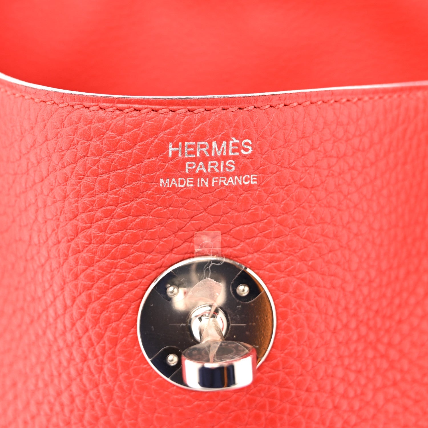 エルメス リンディ 30 Rouge Tomate トリヨンクレマンス シルバー金具 HERMES LINDY 30 ROUGE TOMATE TAURILLON CLEMENCE SILVER HARDWARE