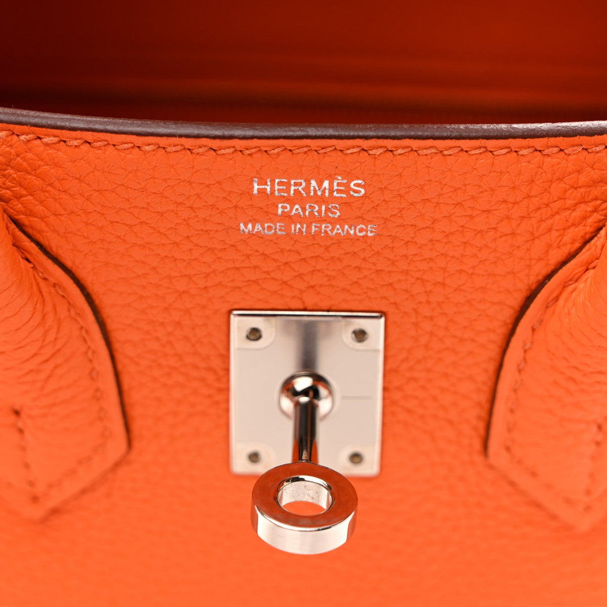 エルメス バーキン 25 Orange Minium トゴ シルバー金具 HERMES BIRKIN 25 ORANGE MINIUM TOGO SILVER HARDWARE