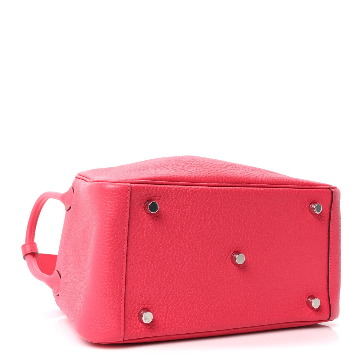 Hermès Lindy 26 Rose Extreme Taurillon Clemence Silver Hardware