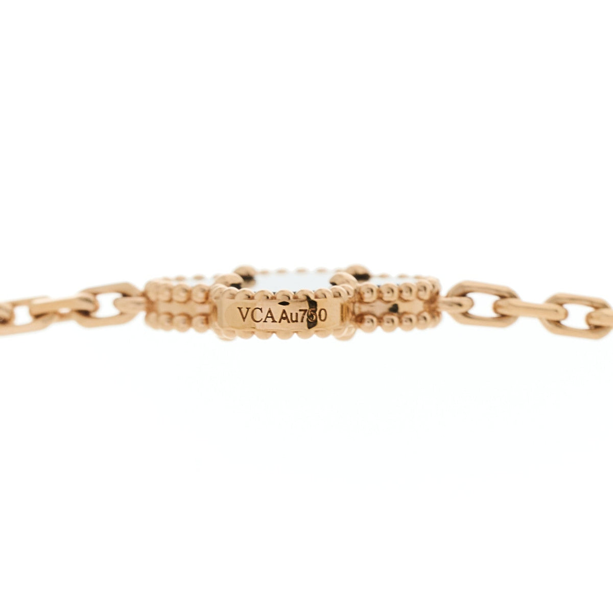 Van Cleef & Arpels Vintage Alhambra 20 Motifs Necklace 18K Rose Gold