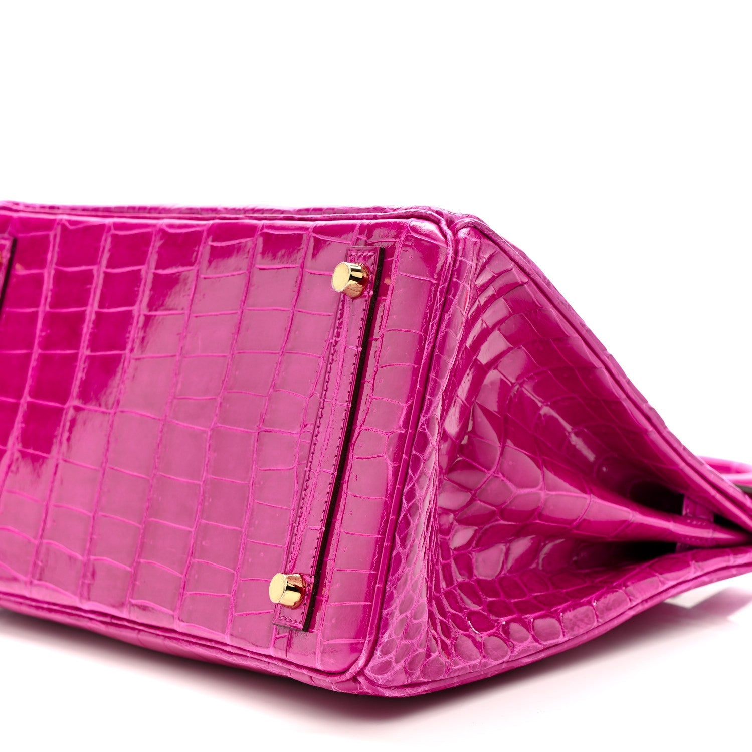 HERMES BIRKIN 30 ROSE SCHEHERAZADE SHINY NILOTICUS CROCODILE GOLD HARDWARE