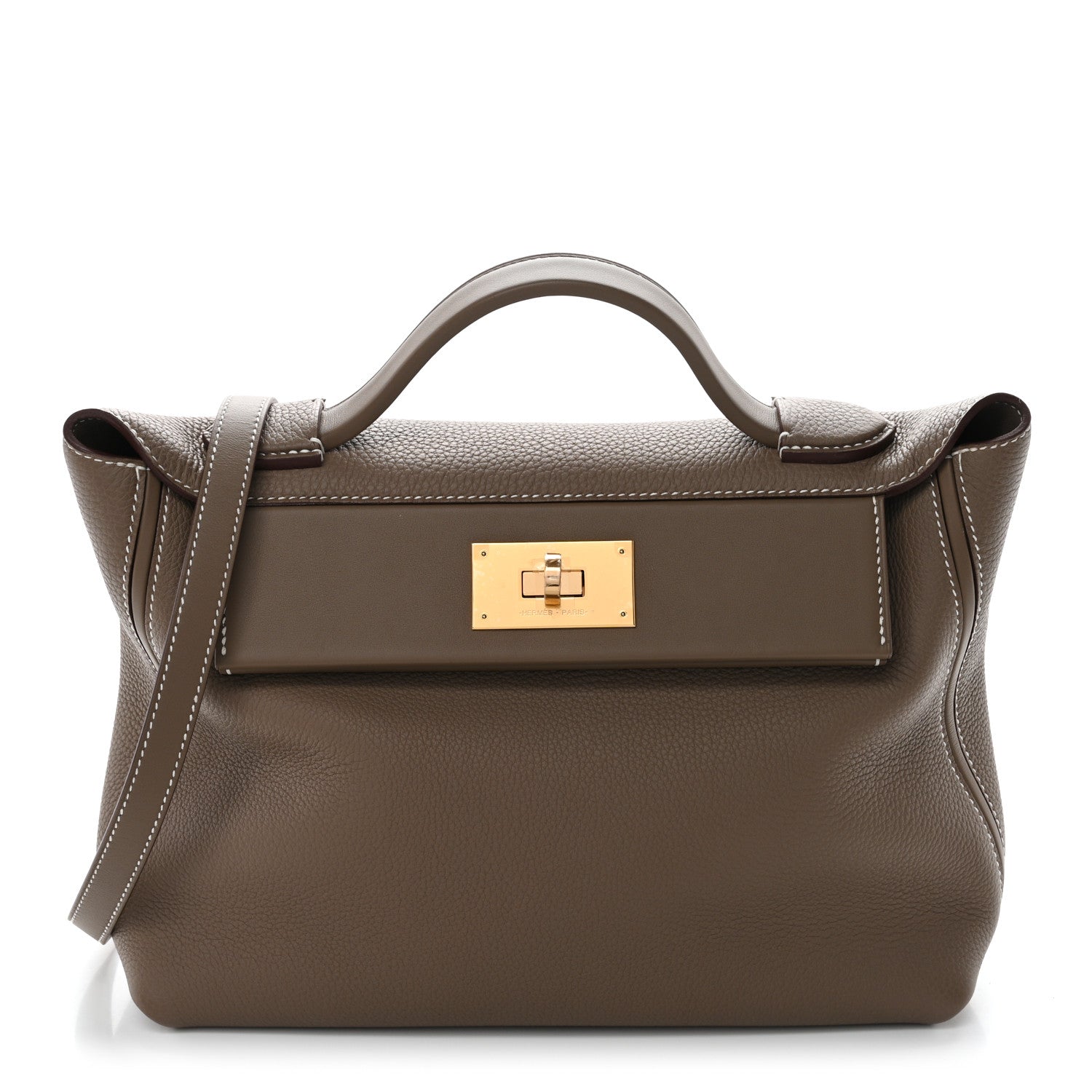 エルメス 24/24 ヴァンキャトル29 Etoupe スイフト / トゴ ゴールド金具 HERMES 24/24 29 ETOUPE SWIFT / TOGO GOLD HARDWARE