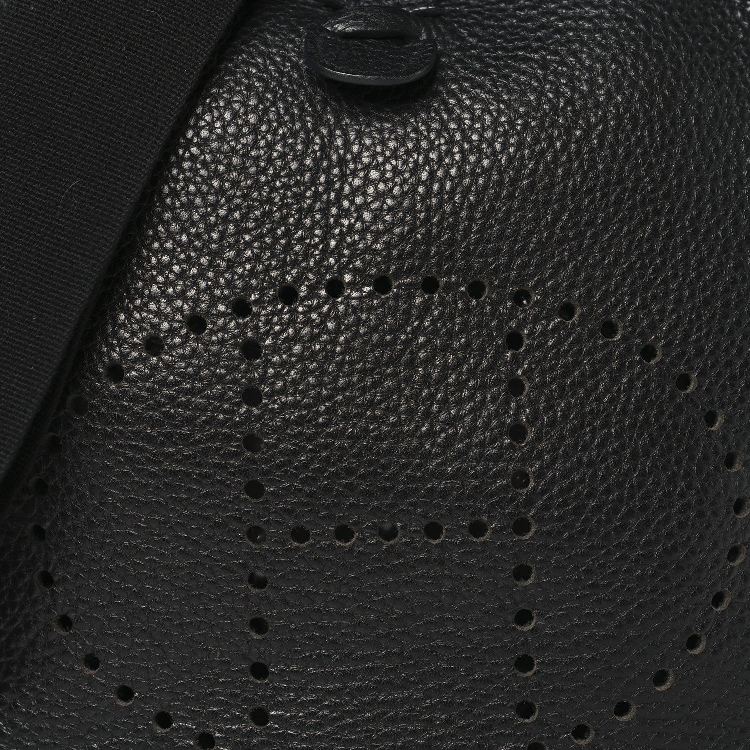 HERMES EVELYNE PM BLACK TAURILLON CLEMENCE SILVER HARDWARE