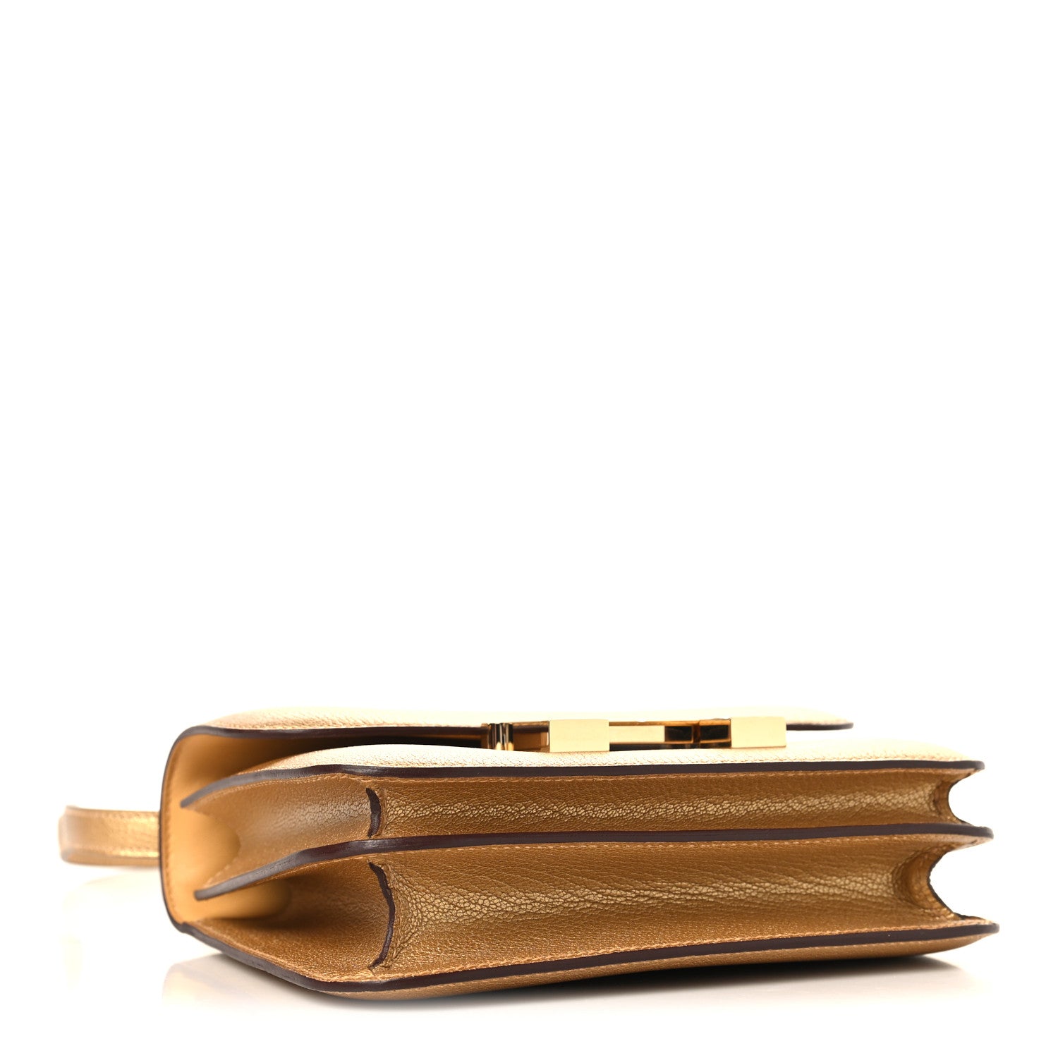 エルメス ミロワール ミニコンスタンス 18 Doré シェーブル パーマブラス金具 シャンパンゴールド金具 HERMES MINI CONSTANCE 18 DORÉ CHEVRE