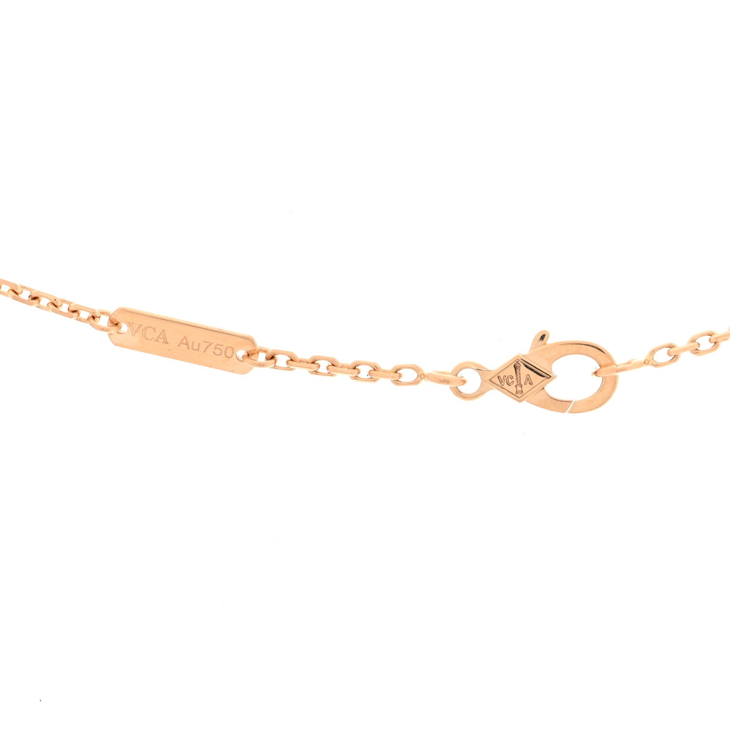 ヴァンクリーフ&アーペル ツーバタフライ ペンダントネックレス ダイヤモンド 18K ローズゴールド VAN CLEEF & ARPELS TWO BUTTERFLY PENDANT NECKLACE DIAMOND 18K ROSE GOLD