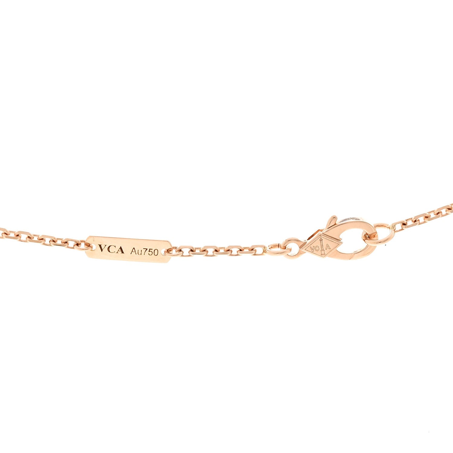 ヴァンクリーフ&アーペル ツーバタフライ ペンダントネックレス ダイヤモンド 18K ローズゴールド VAN CLEEF & ARPELS TWO BUTTERFLY PENDANT NECKLACE DIAMOND 18K ROSE GOLD