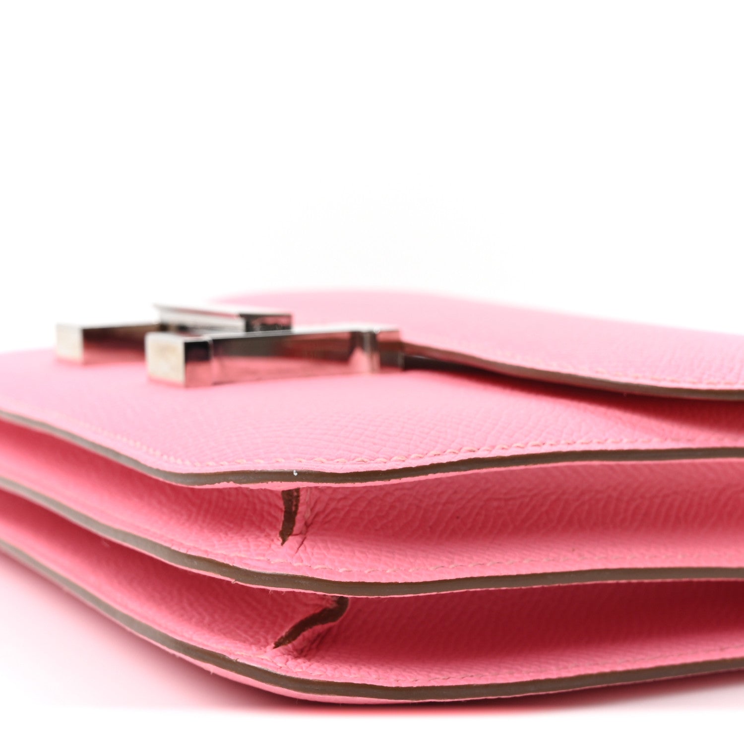 エルメス ミニコンスタンス 18 Rose Confetti エプソン シルバー金具 HERMES MINI CONSTANCE 18 ROSE CONFETTI EPSOM SILVER HARDWARE