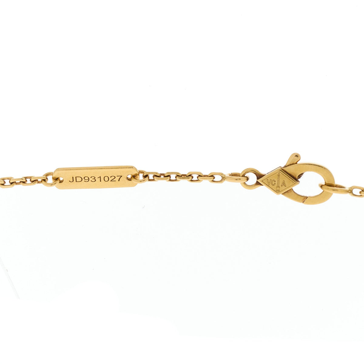 ヴァンクリーフ&アーペル ラッキーアルハンブラ ペンダントネックレス マザーオブパール 18K イエローゴールド VAN CLEEF & ARPELS LUCKY ALHAMBRA PENDANT NECKLACE MOTHER OF PEARL 18K YELLOW GOLD