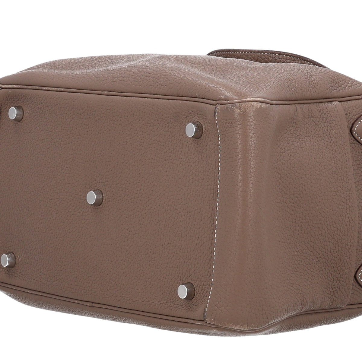 Hermes Lindy 30 Etoupe Taurillon Clemence Silver Hardware