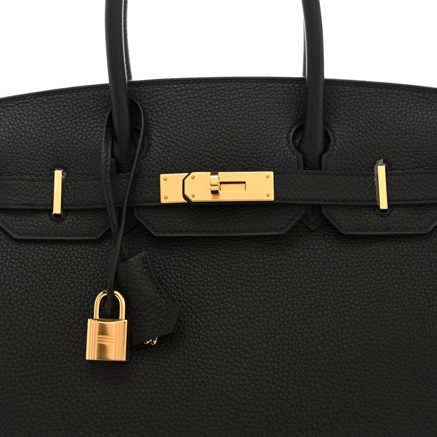 HERMES BIRKIN 30 BLACK TOGO GOLD HARDWARE