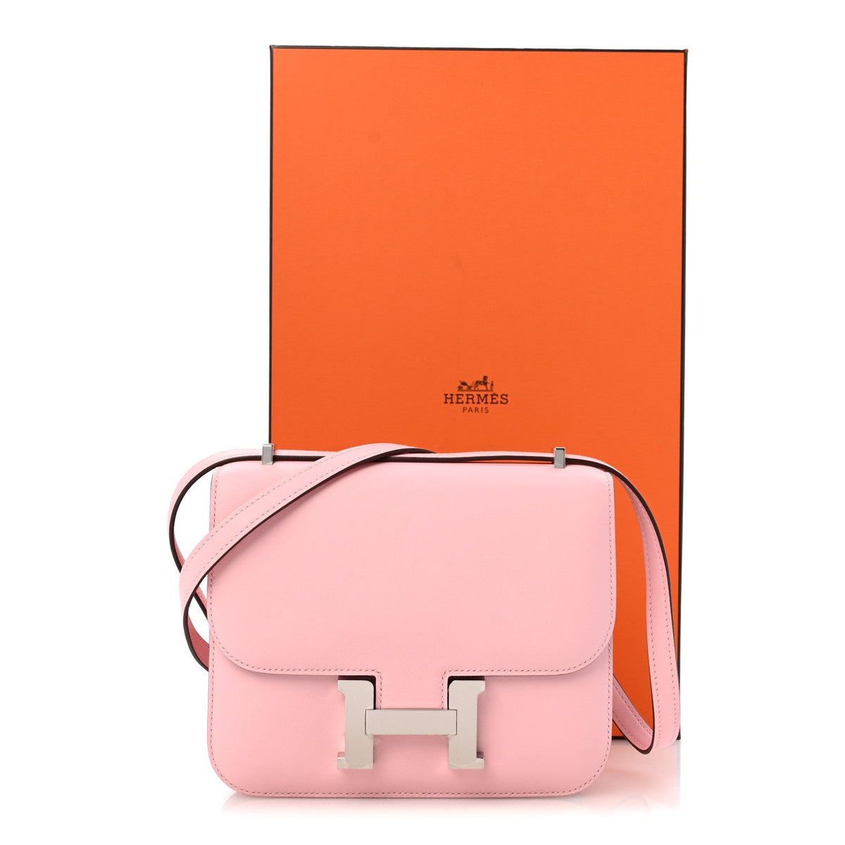 エルメス ミニコンスタンス 18 Rose Sakura スイフト シルバー金具 HERMES MINI CONSTANCE 18 ROSE SAKURA SWIFT SILVER HARDWARE