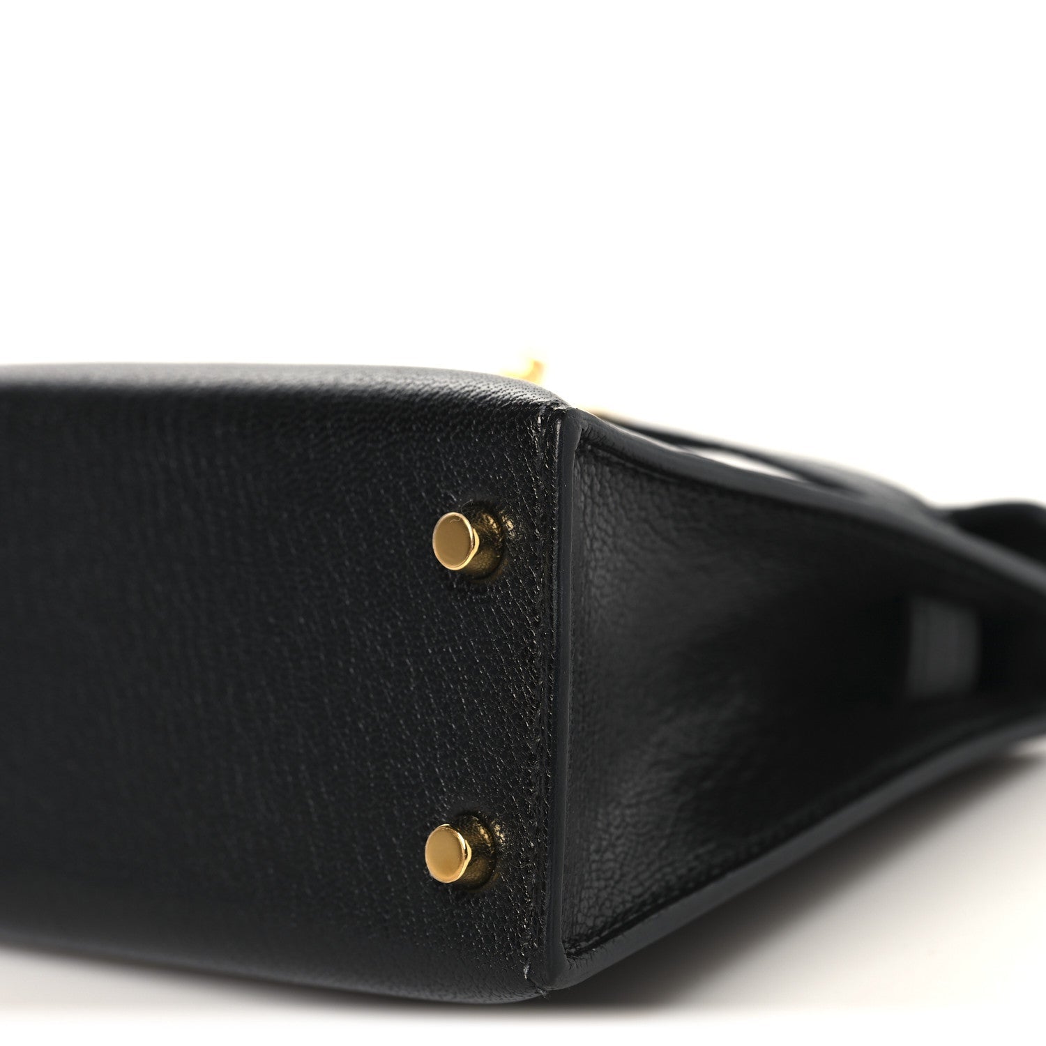 エルメス ミニケリー 20 外縫い Black シェーブル シャムキラ ゴールド金具 HERMES MINI KELLY 20 SELLIER BLACK CHEVRE CHAMKILA GOLD HARDWARE
