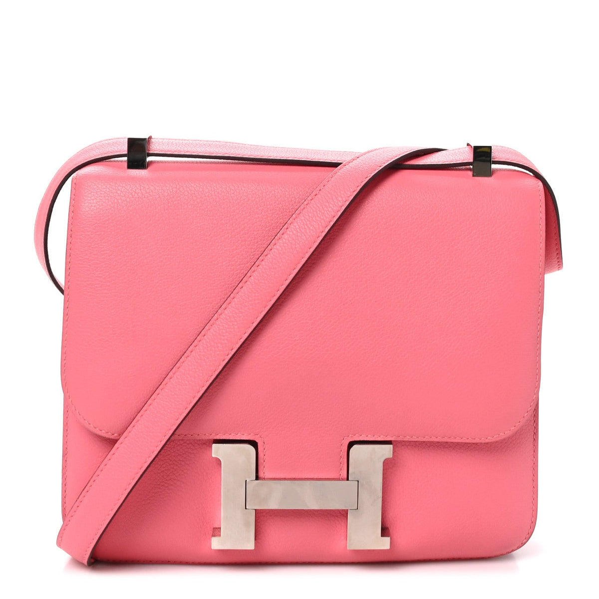 エルメス コンスタンス 24 Rose Azalee エバーカラー シルバー金具 HERMES CONSTANCE 24 ROSE AZALEE EVERCOLOR SILVER HARDWARE