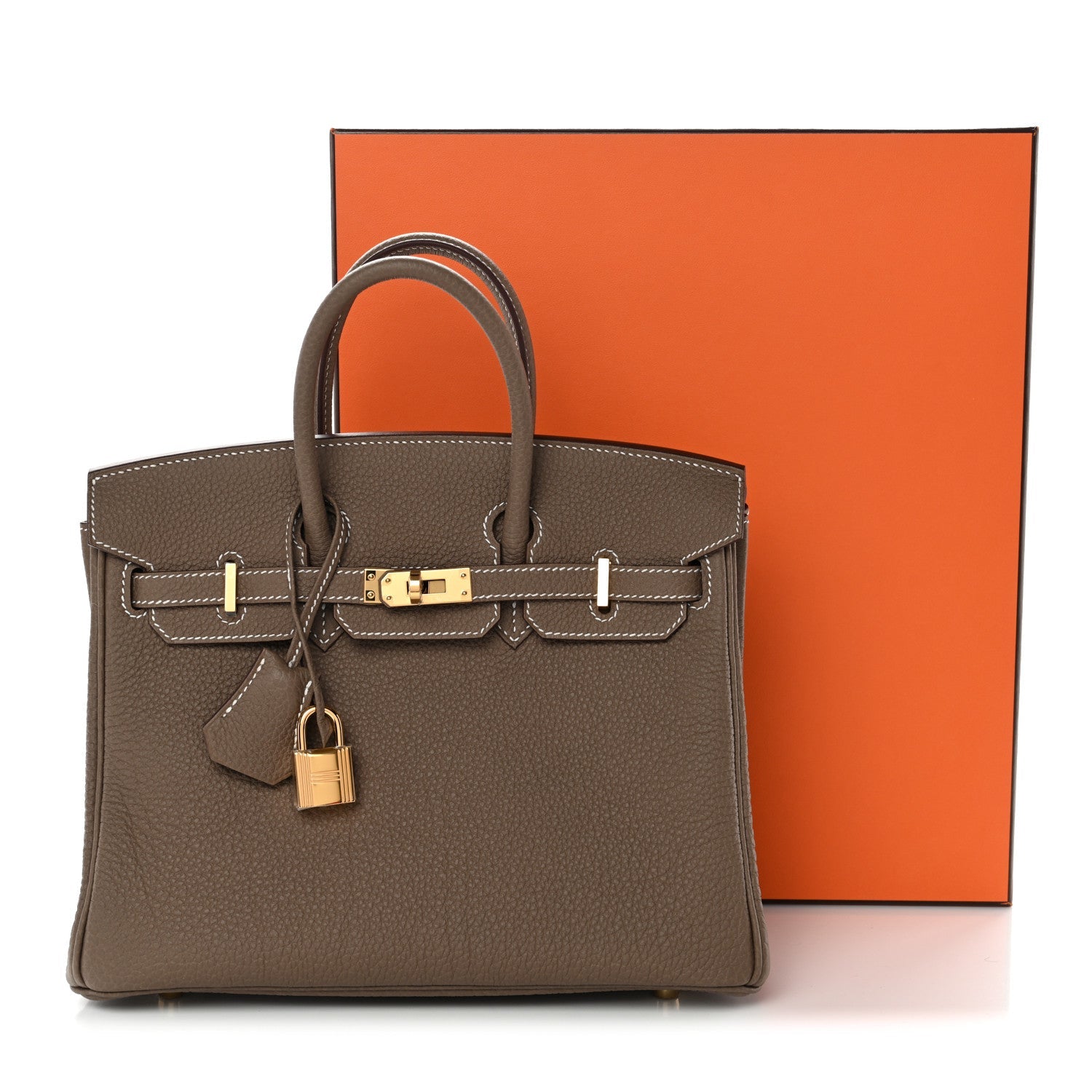 Hermès Birkin 25 Etoupe Togo Gold Hardware