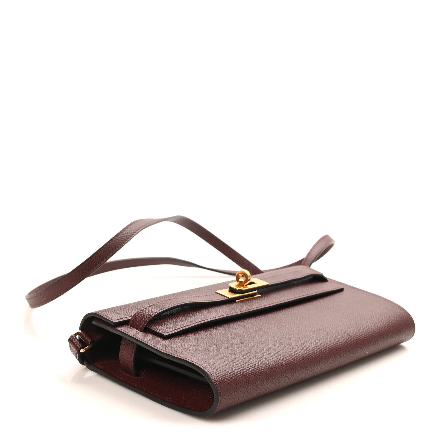 エルメス ケリートゥーゴー 長財布 To Go Rouge Sellier エプソン ゴールド金具 HERMES KELLY TO GO WALLET TO GO ROUGE SELLIER EPSOM GOLD HARDWARE