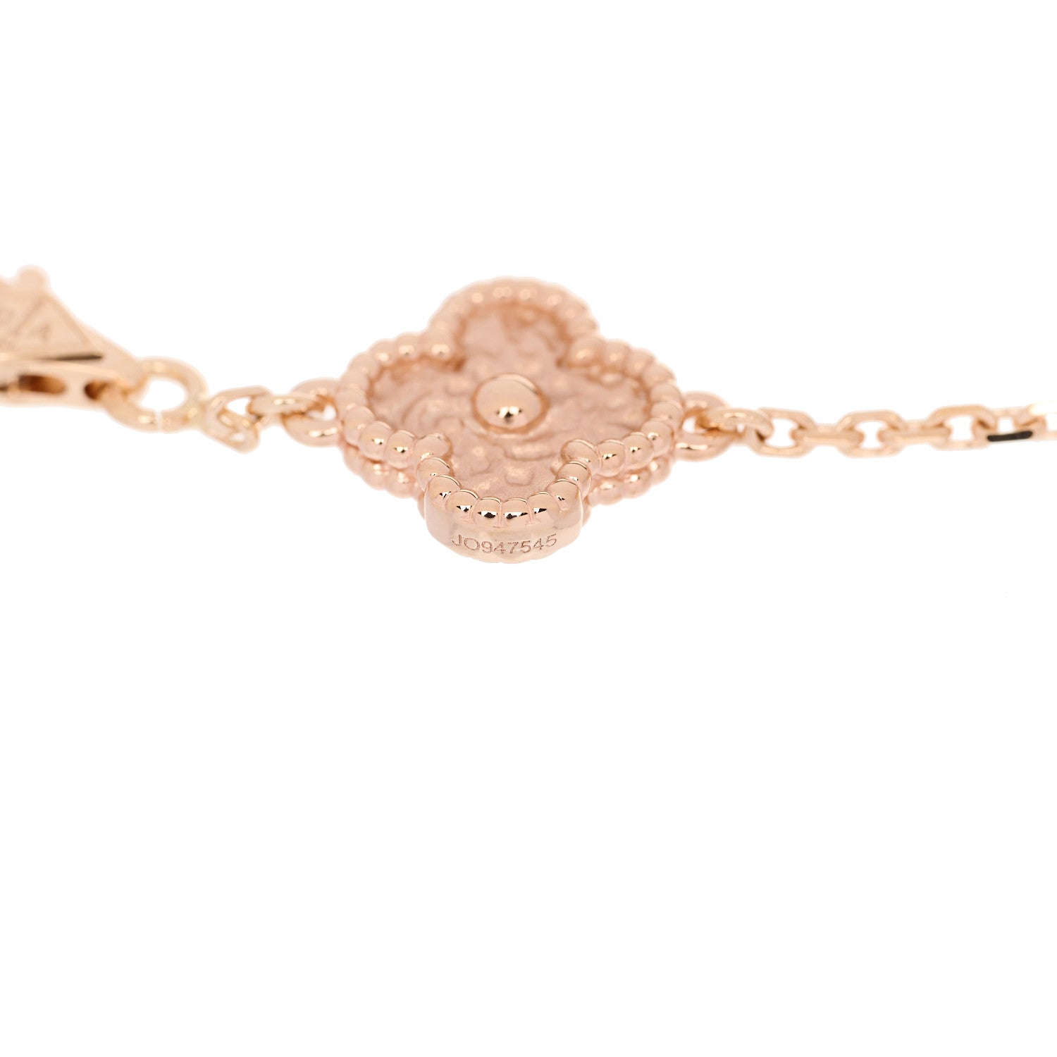 Van Cleef & Arpels 18K Rose Gold 6 Motif Sweet Alhambra Bracelet