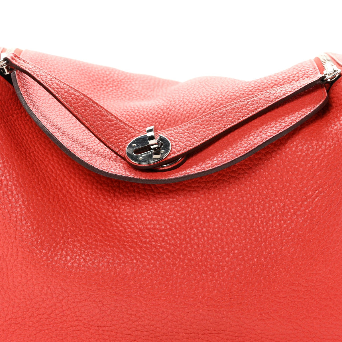 Hermes Lindy 30 Rose Jaipur Taurillon Clemence Silver Hardware