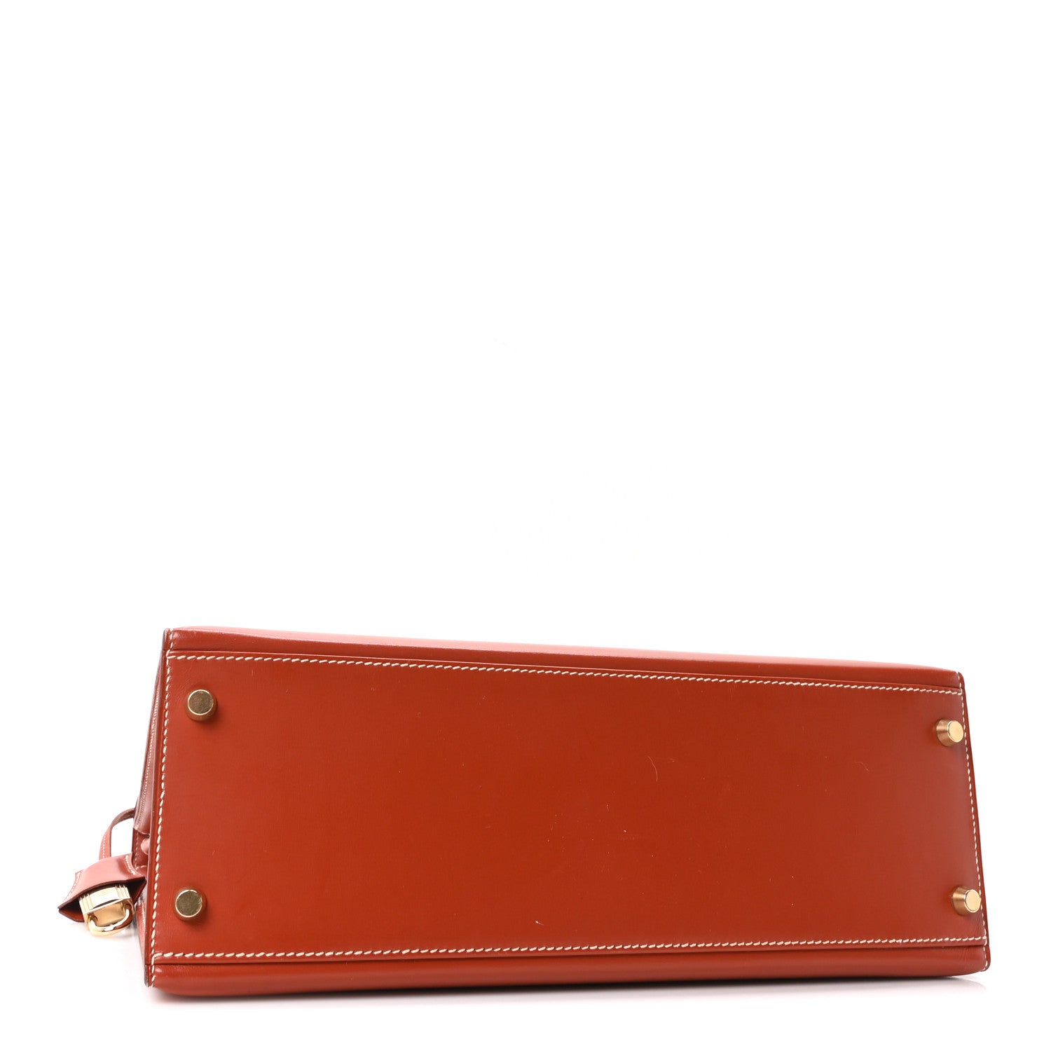エルメス ケリー32 外縫い Brique ボックス ゴールド金具 HERMES KELLY32 SELLIER BRIQUE BOX GOLD HARDWARE