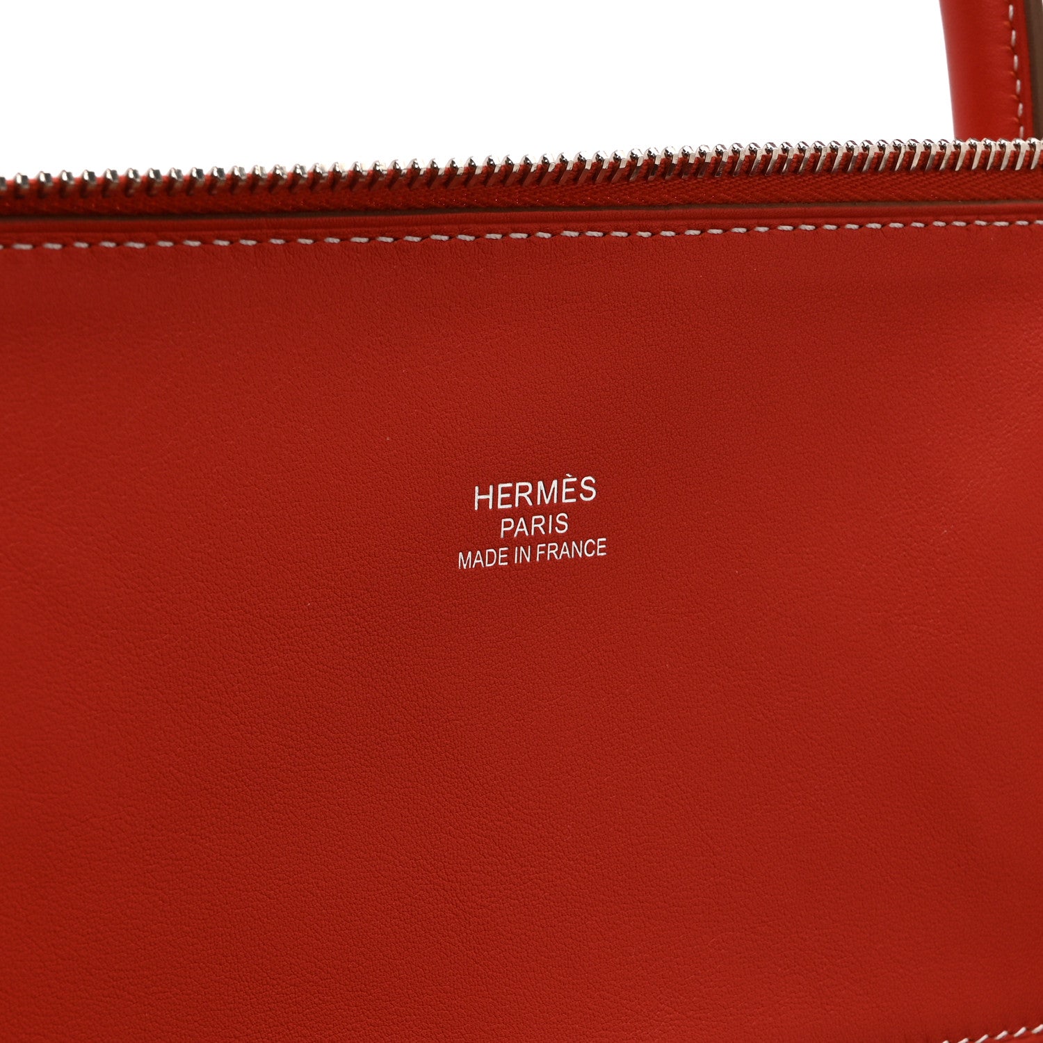 HERMES BOLIDE 45 ROUGE PIVOINE SIKKIM SILVER HARDWARE