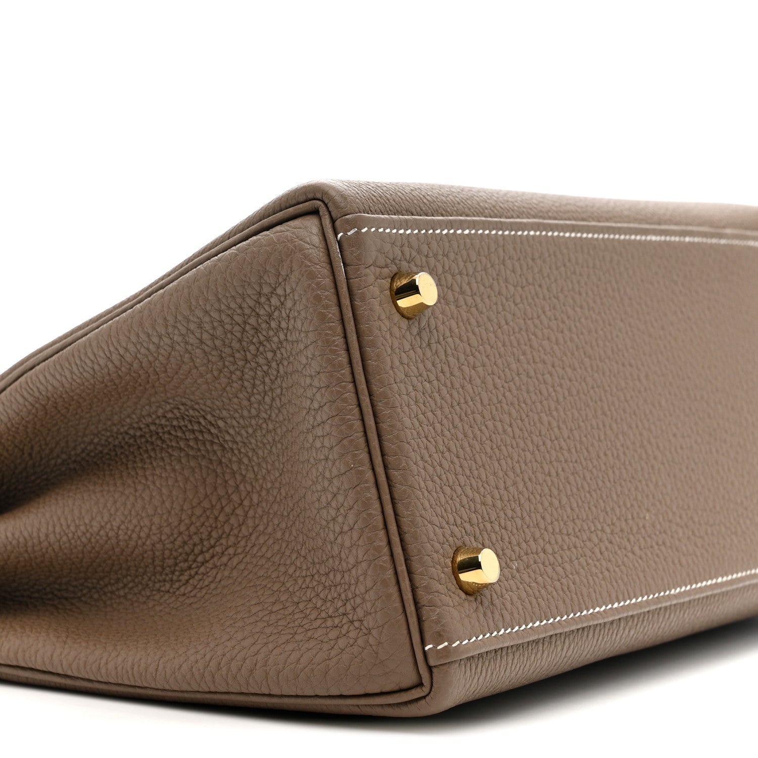 HERMES KELLY 28 RETOURNE ETOUPE TOGO GOLD HARDWARE