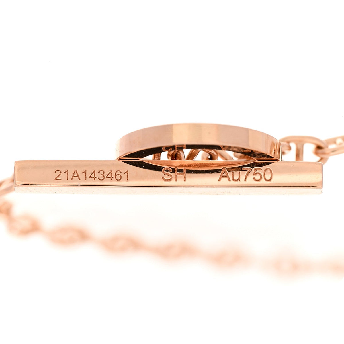 エルメス シェーヌダンクル ブレスレット 18K ローズゴールド HERMES CHAINE D'ANCRE BRACELET 18K ROSE GOLD