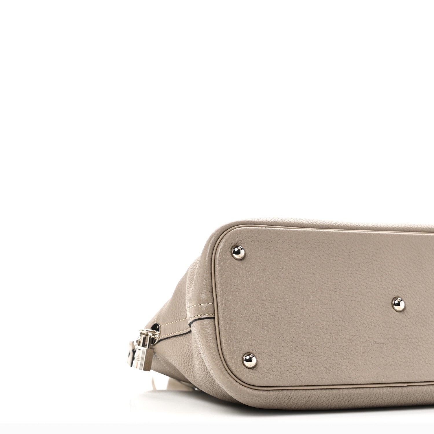 HERMES BOLIDE 35 GRIS TOURTERELLE TAURILLON CLEMENCE SILVER HARDWARE